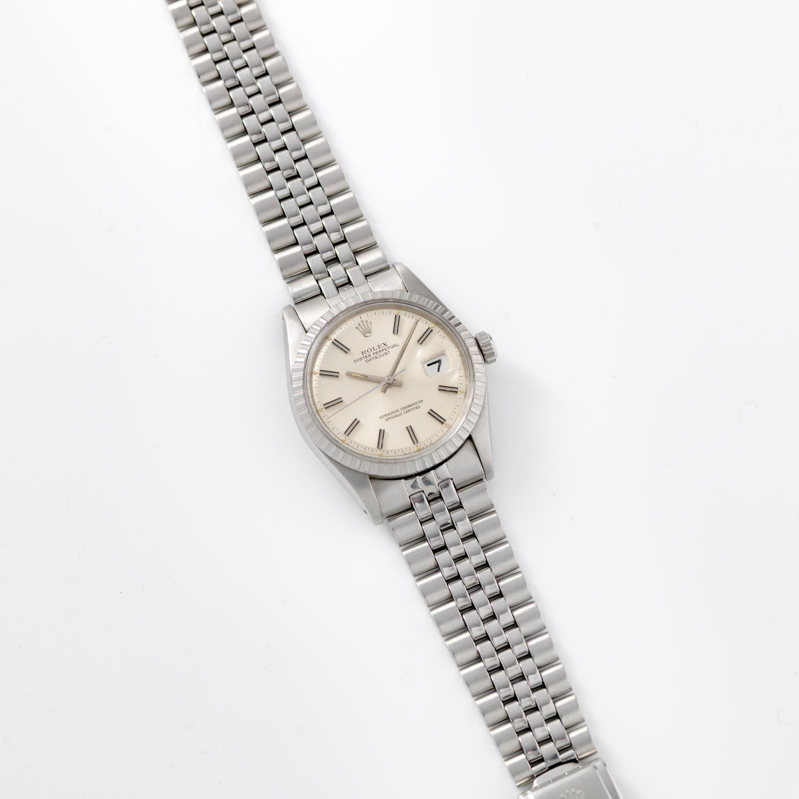 Rolex Datejust Matte Silver Sigma Dial 1603