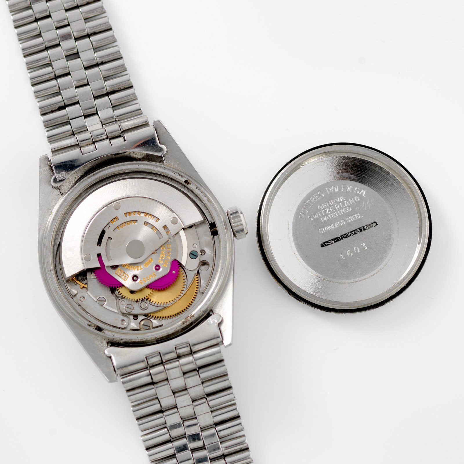 Rolex Datejust Matte Silver Sigma Dial 1603