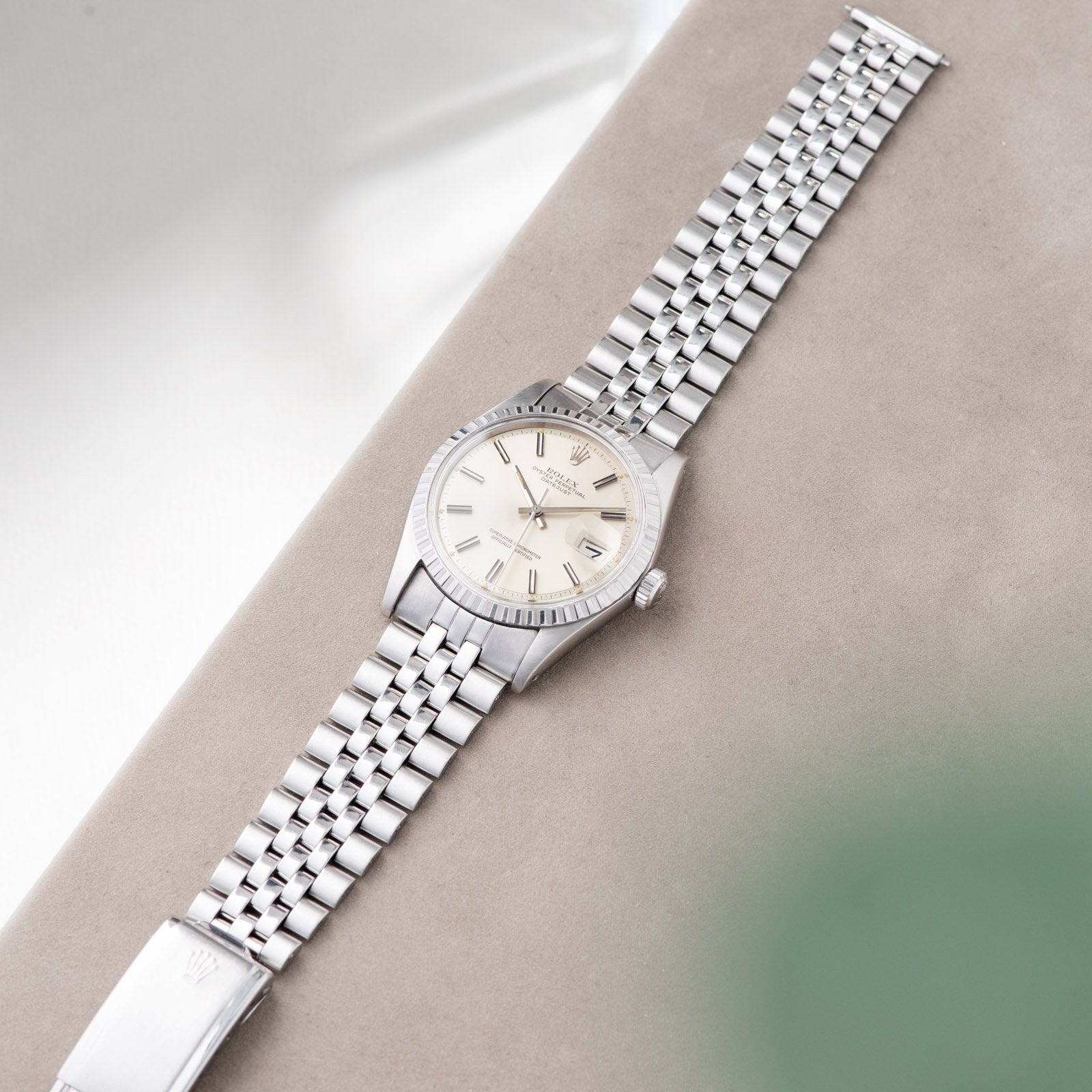 Rolex Datejust Matte Silver Sigma Dial 1603