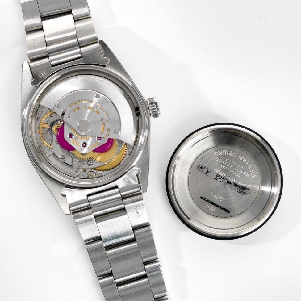 Rolex Datejust 1600 Silver Wide Boy Dial 1968