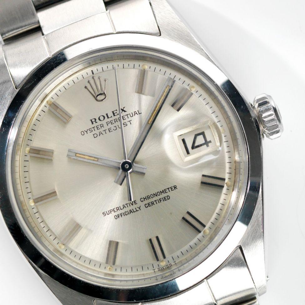 Rolex Datejust 1600 Silver Wide Boy Dial 1968