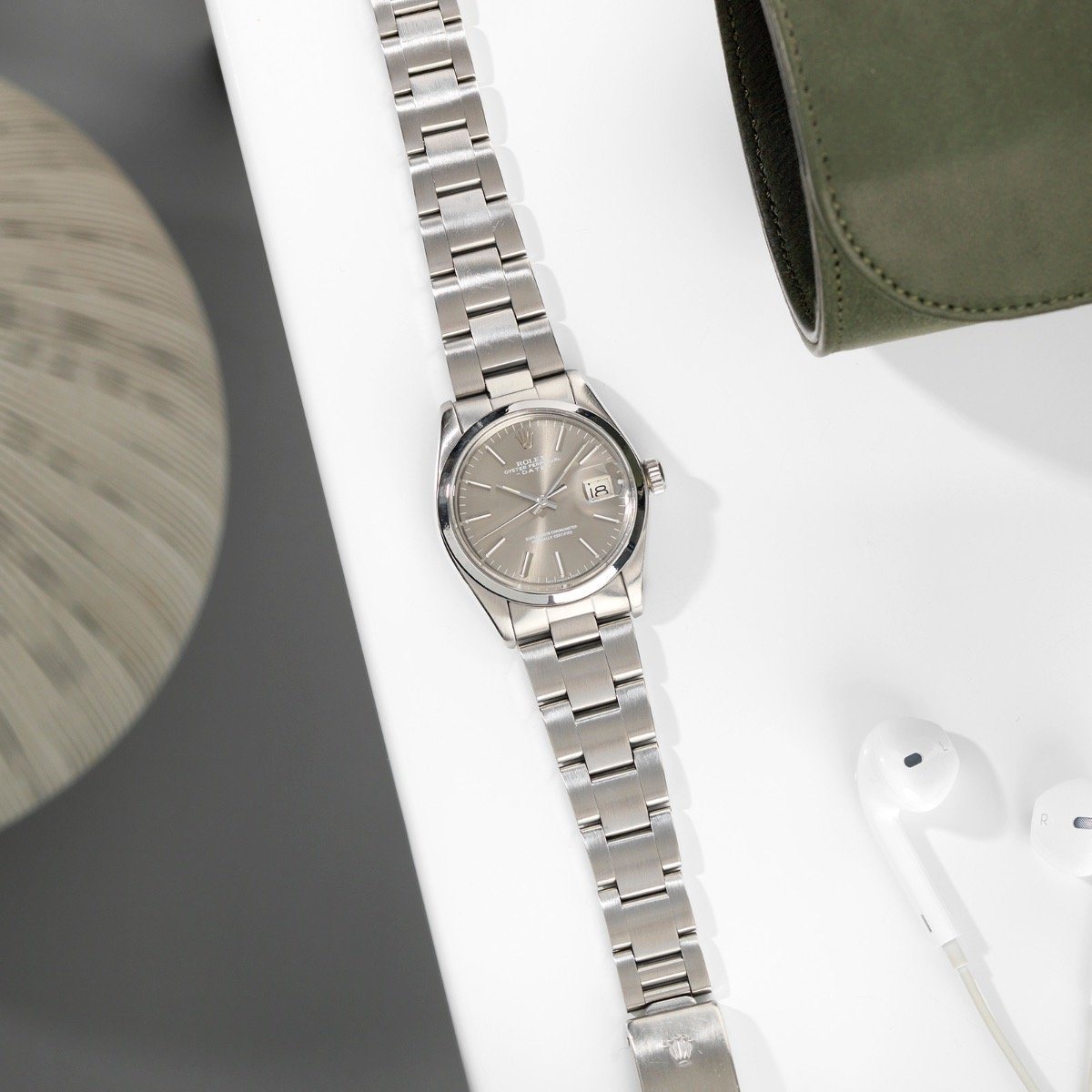 Rolex Date Grey Sigma Dial Reference 1500