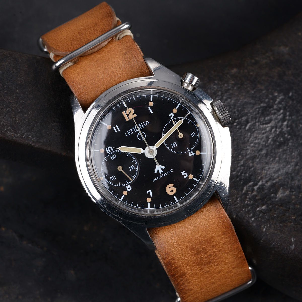 Lemania sale raf chronograph