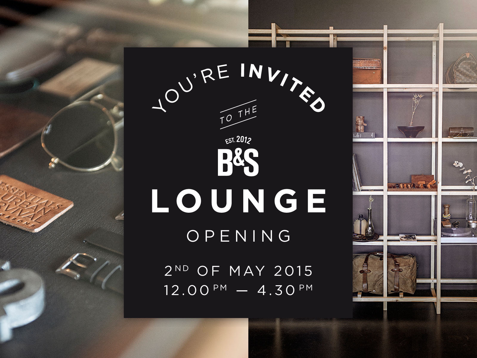 Invitation.. B&S Lounge Opening