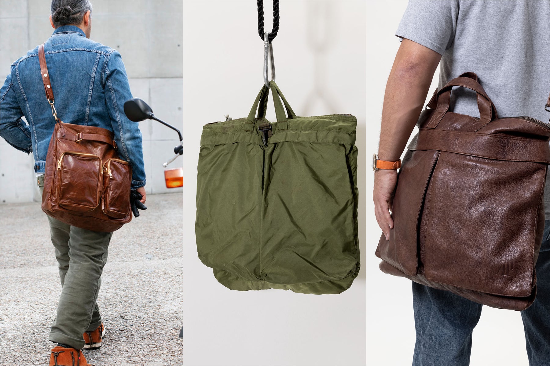 The Helmet Bag - From military use to your workday commuter