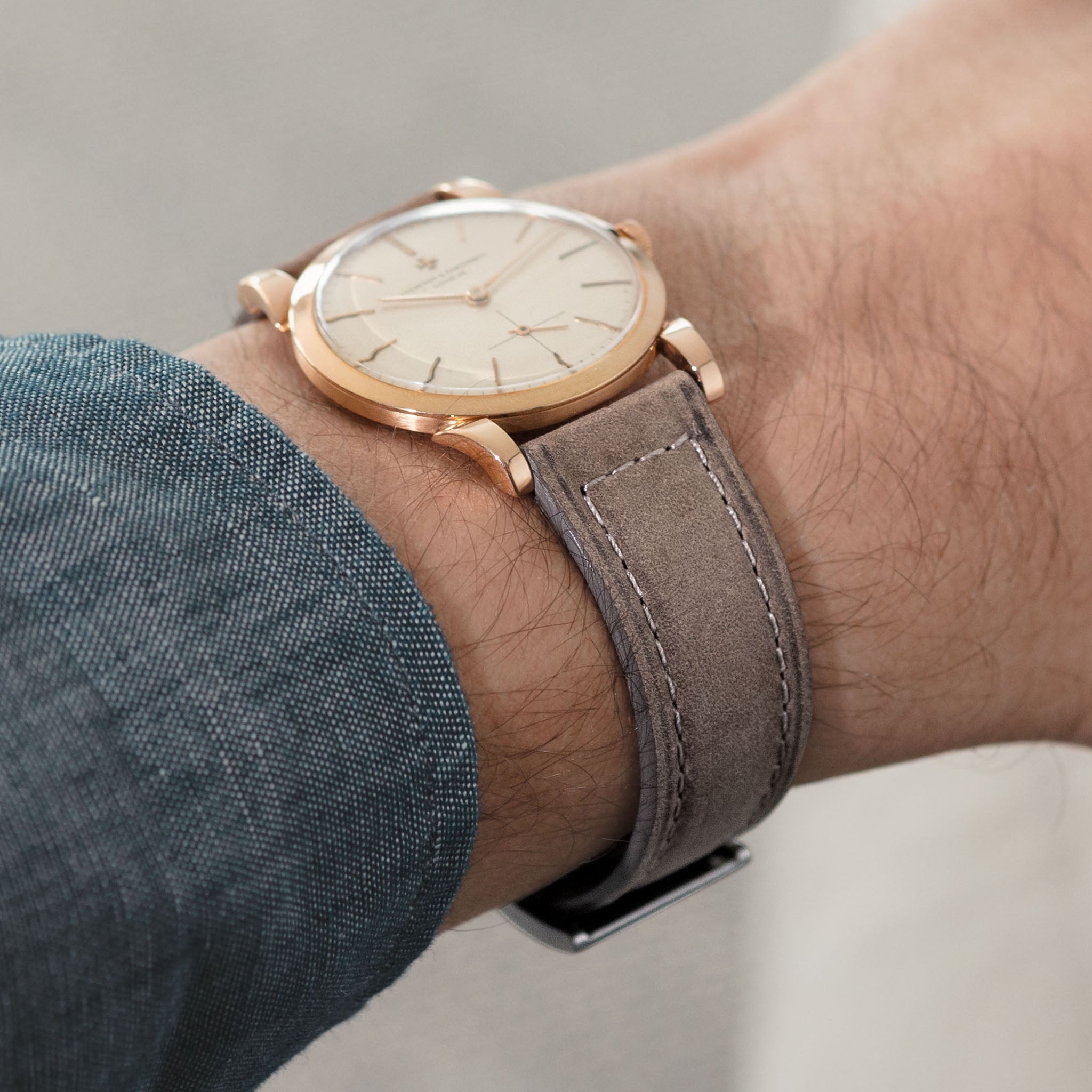 The Silky Route Taupe Strap - Jubilee Edition