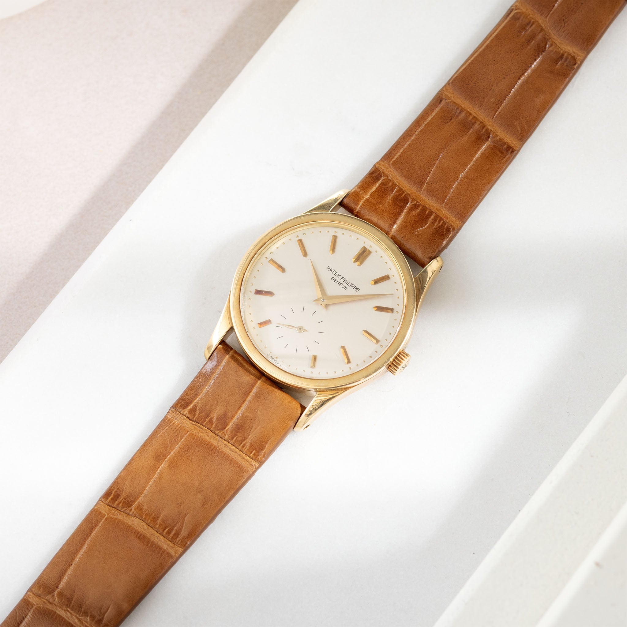 Strap for the Patek Philippe Calatrava - Honey Double-Sided Alligator