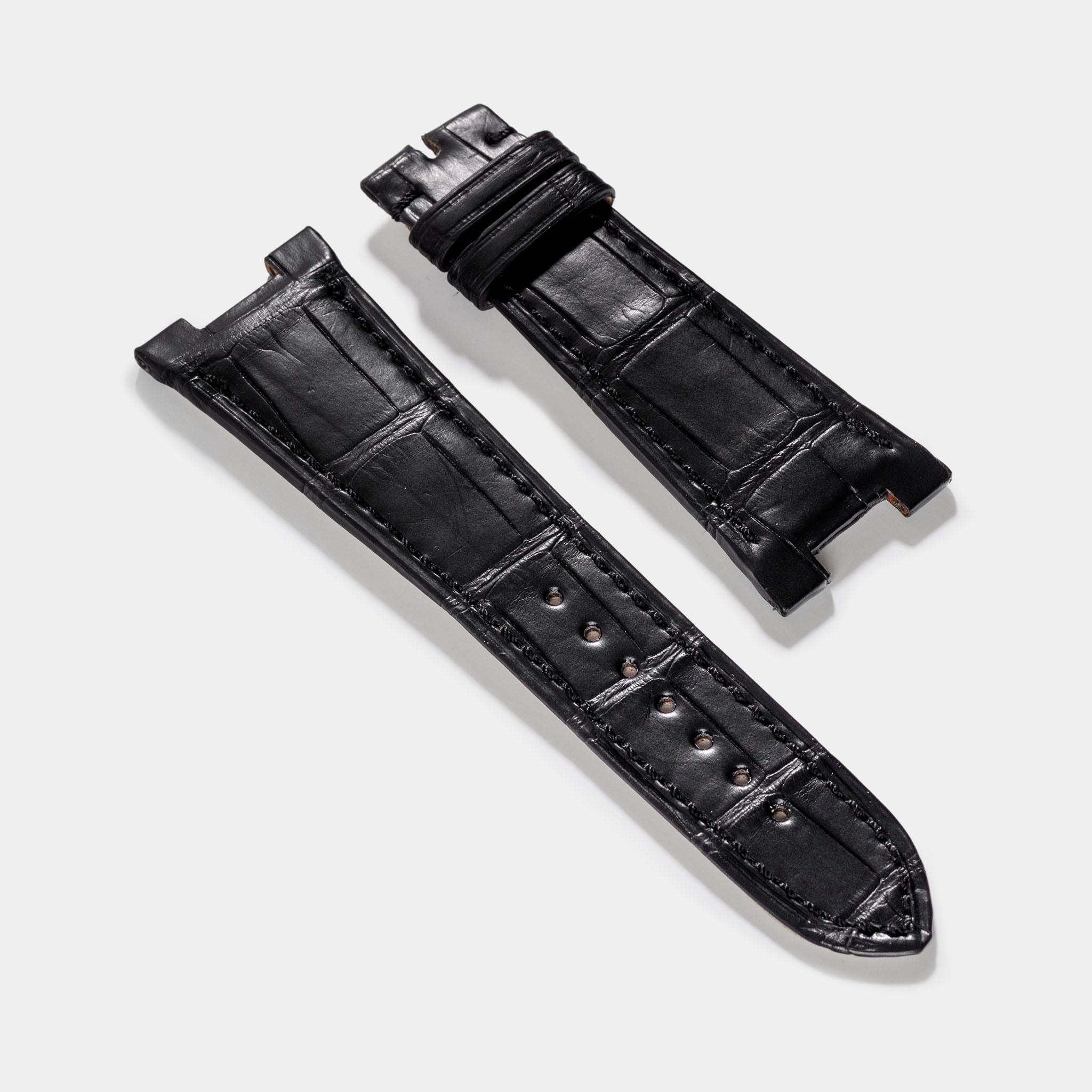 Black_Alligator_leather_Watch_Strap_For_Patek_philippe_Nautilus_5712