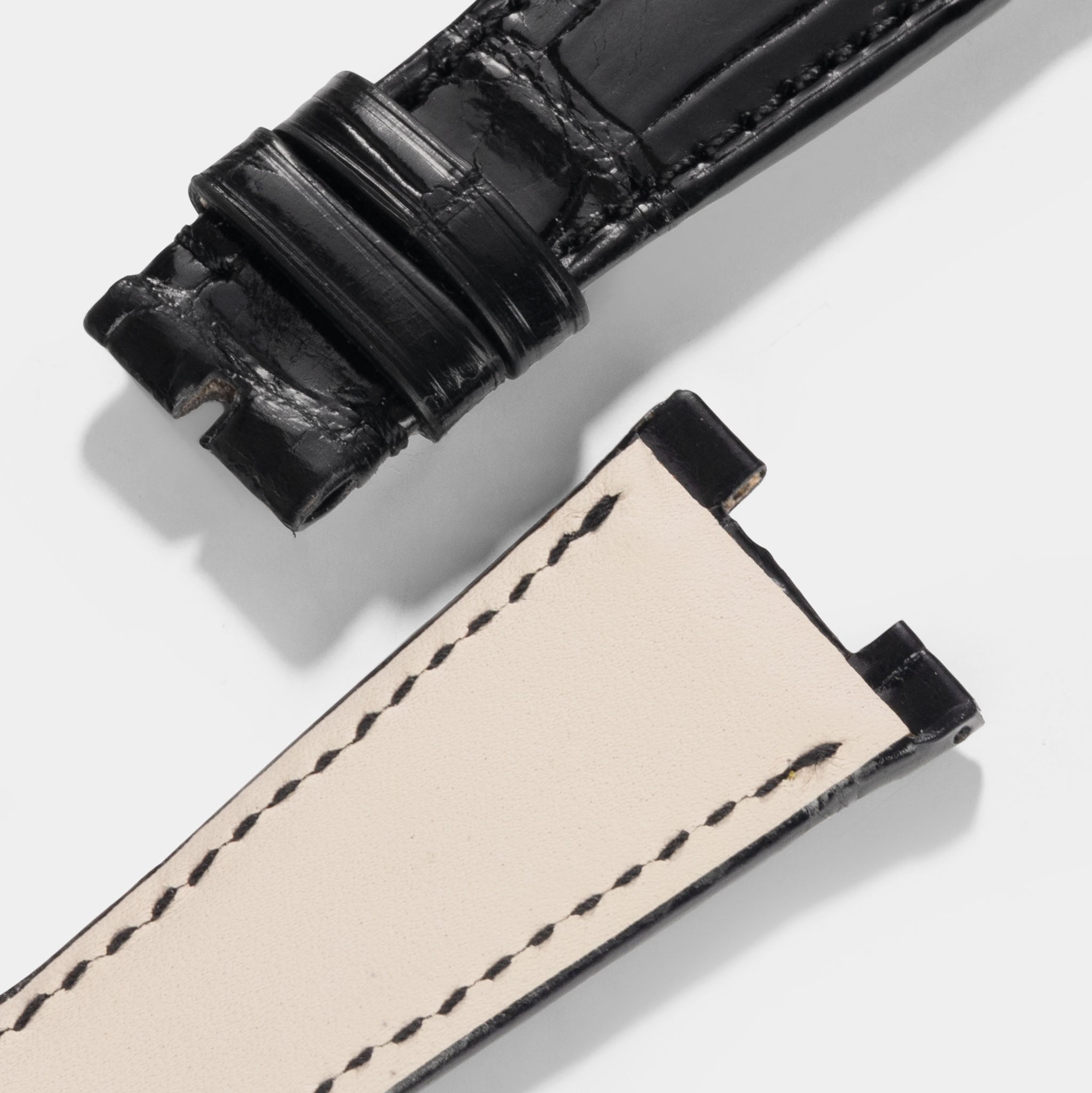 Patek philippe crocodile leather watch band cheap