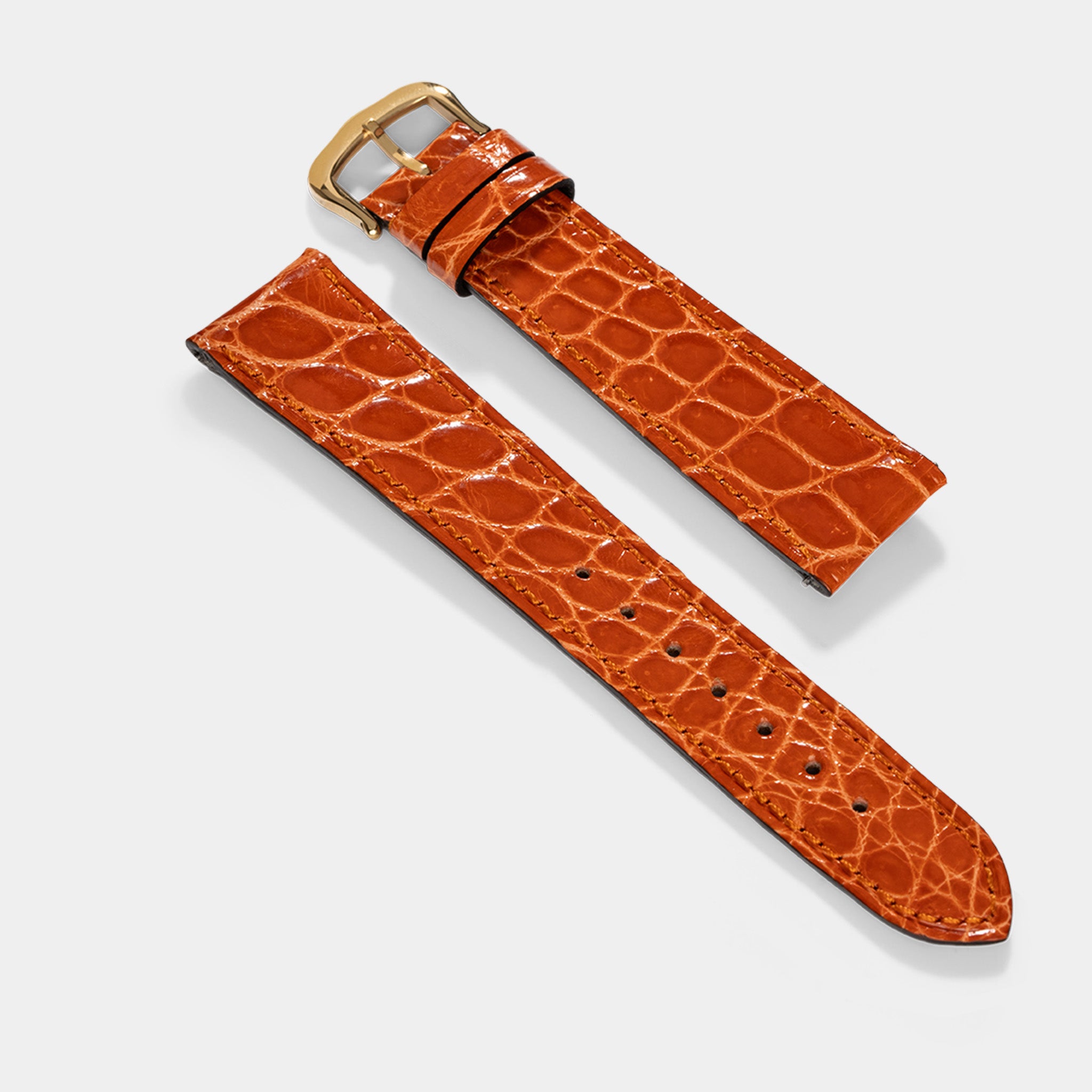 Strap for Cartier Tank Louis (2021-2024) - The Orange Alligator