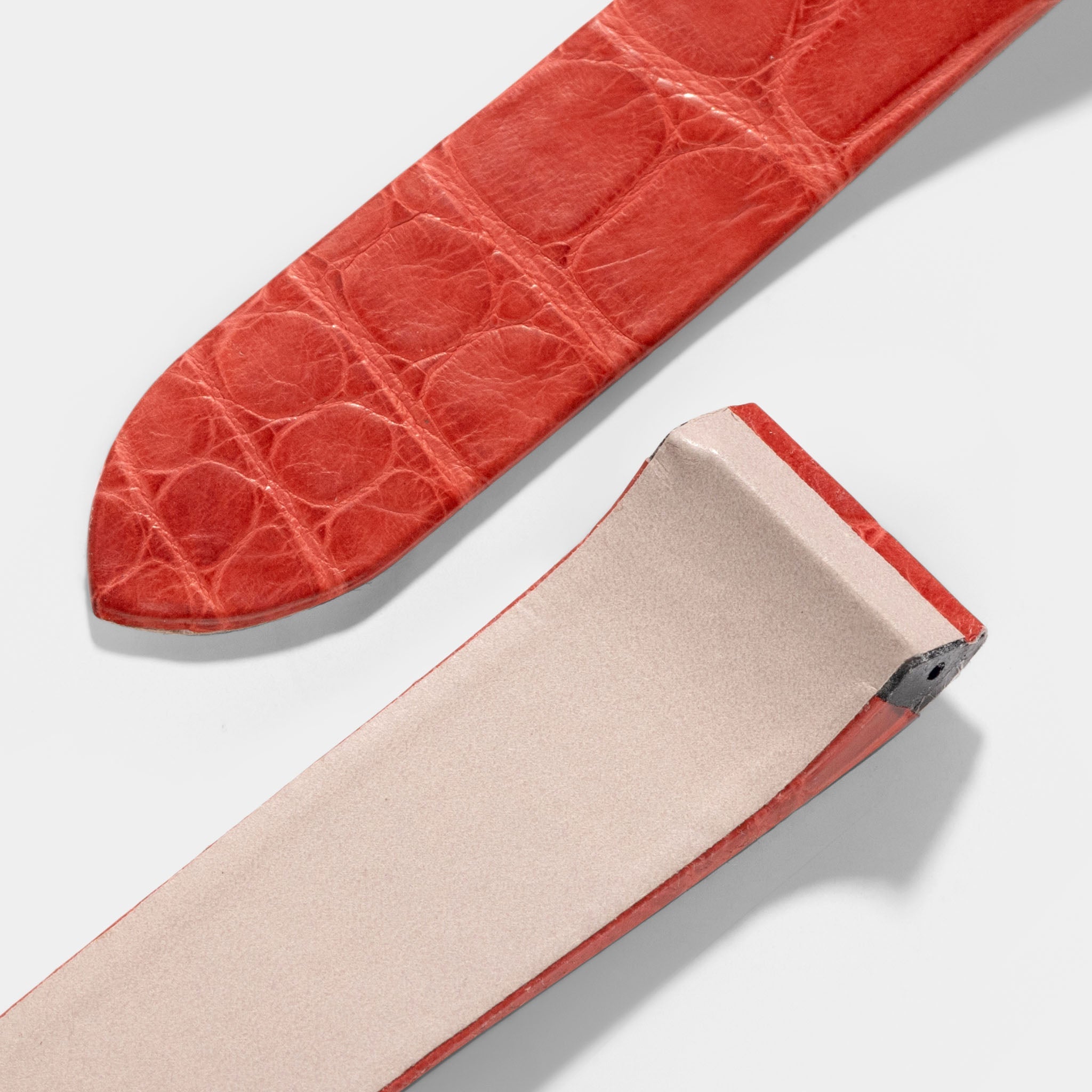 Luxury_Red_Alligator_leather_Watch_Strap_For_Cartier_Santos_100_XL