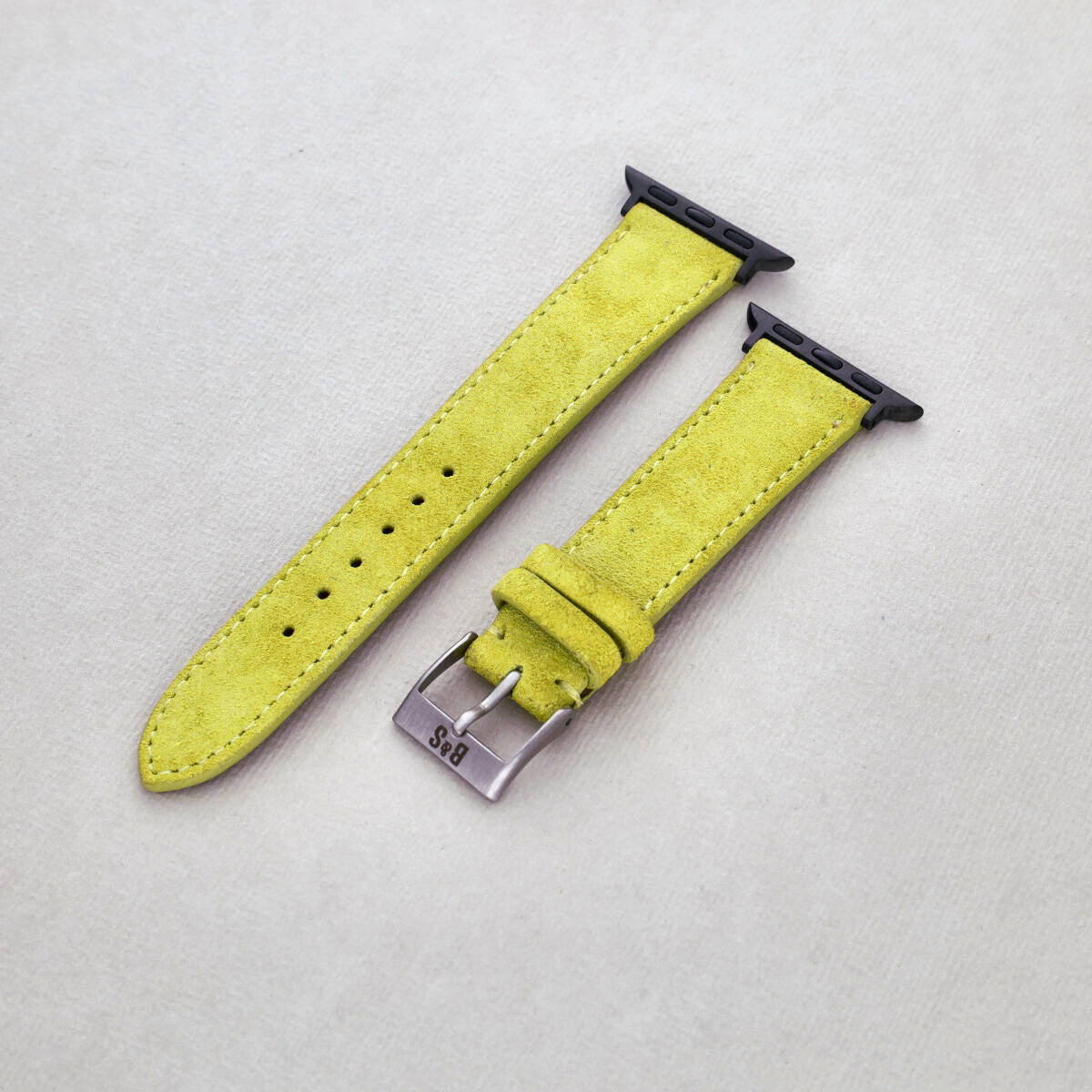 Sample Sale - Citrus Suede Leather Watch Strap