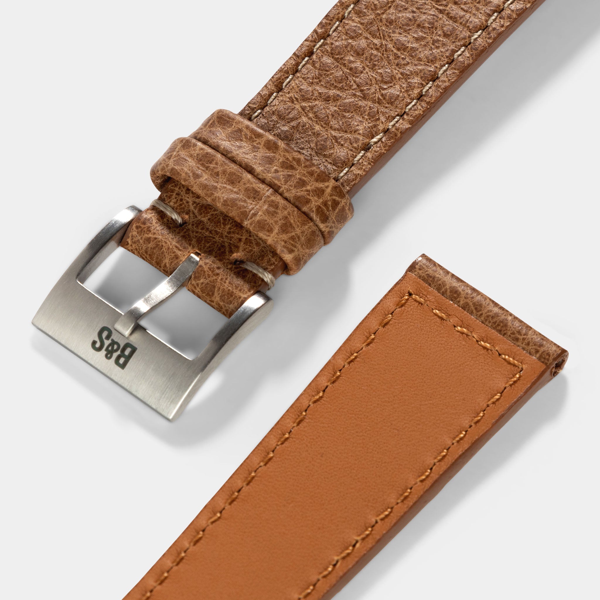 Quality_Brown_Leather_Watch_Strap_For_Vintage_Wristwatches