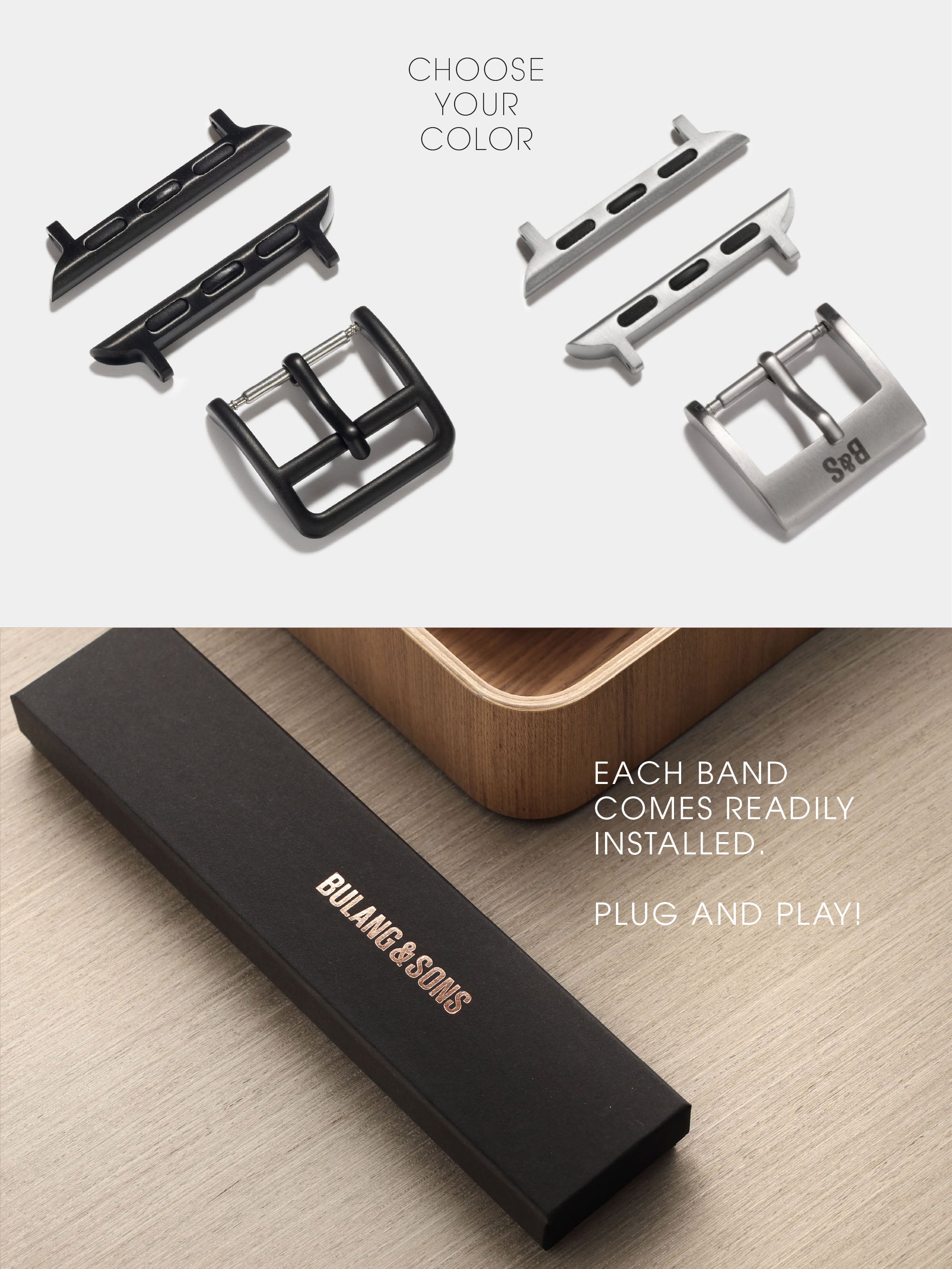 Strap for Apple Watch Ultra - Siena Box Stitch