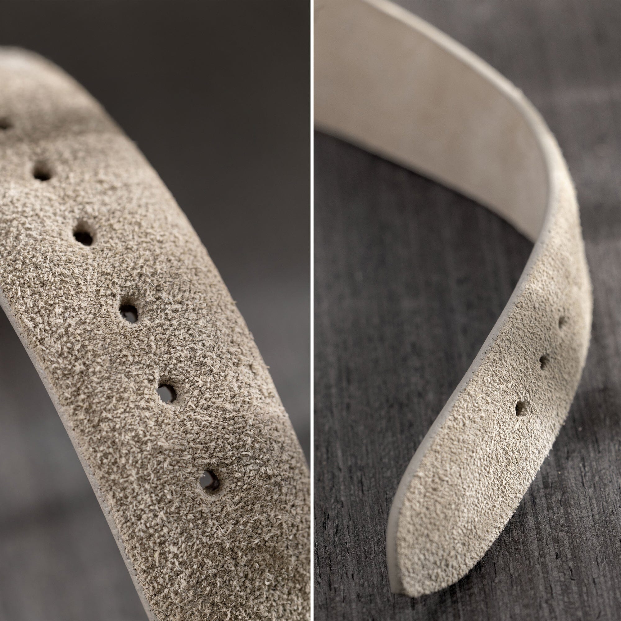 Strap for Apple Watch Ultra - Concrete Silky Suede