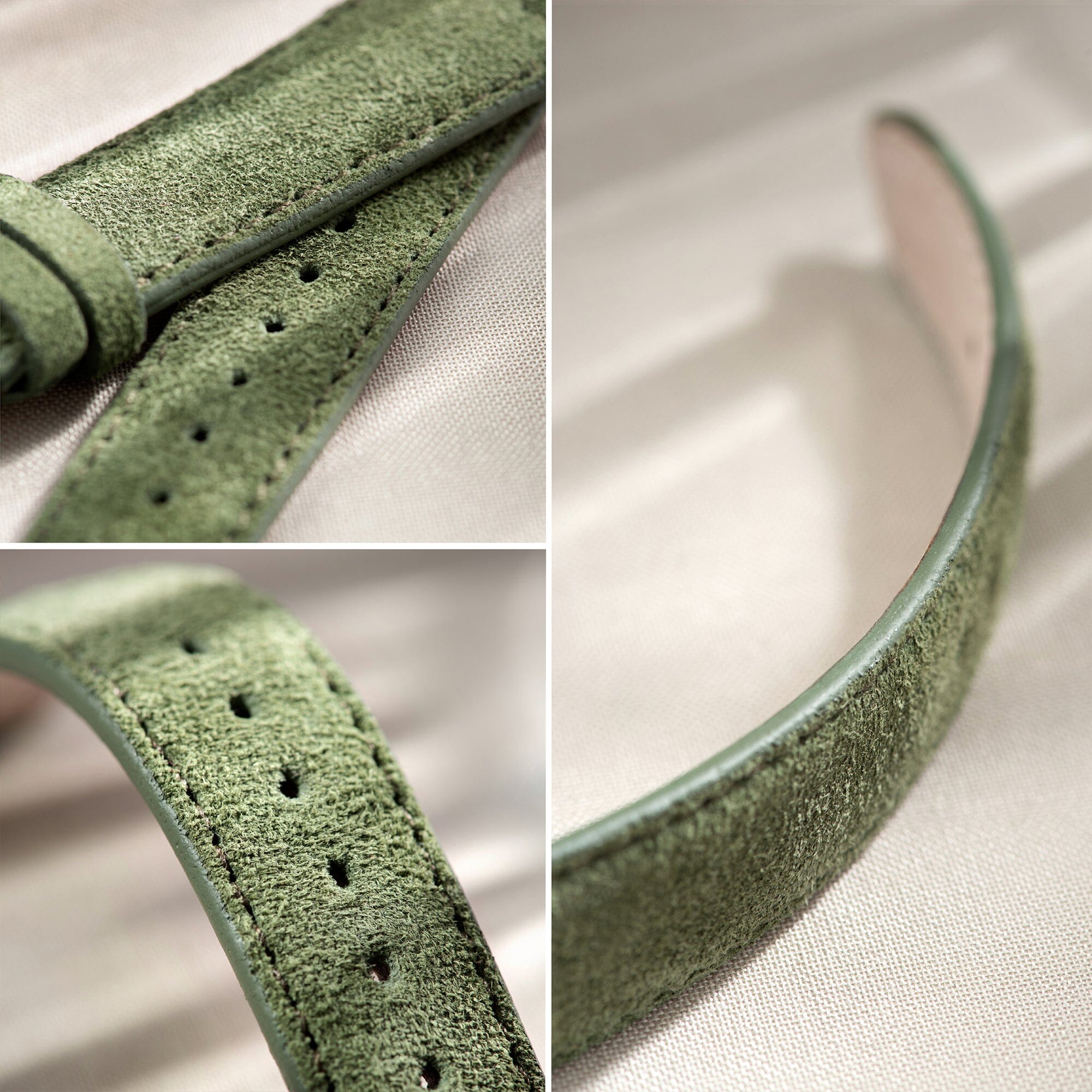 Strap for Apple Watch Ultra - Luxury Green Suede