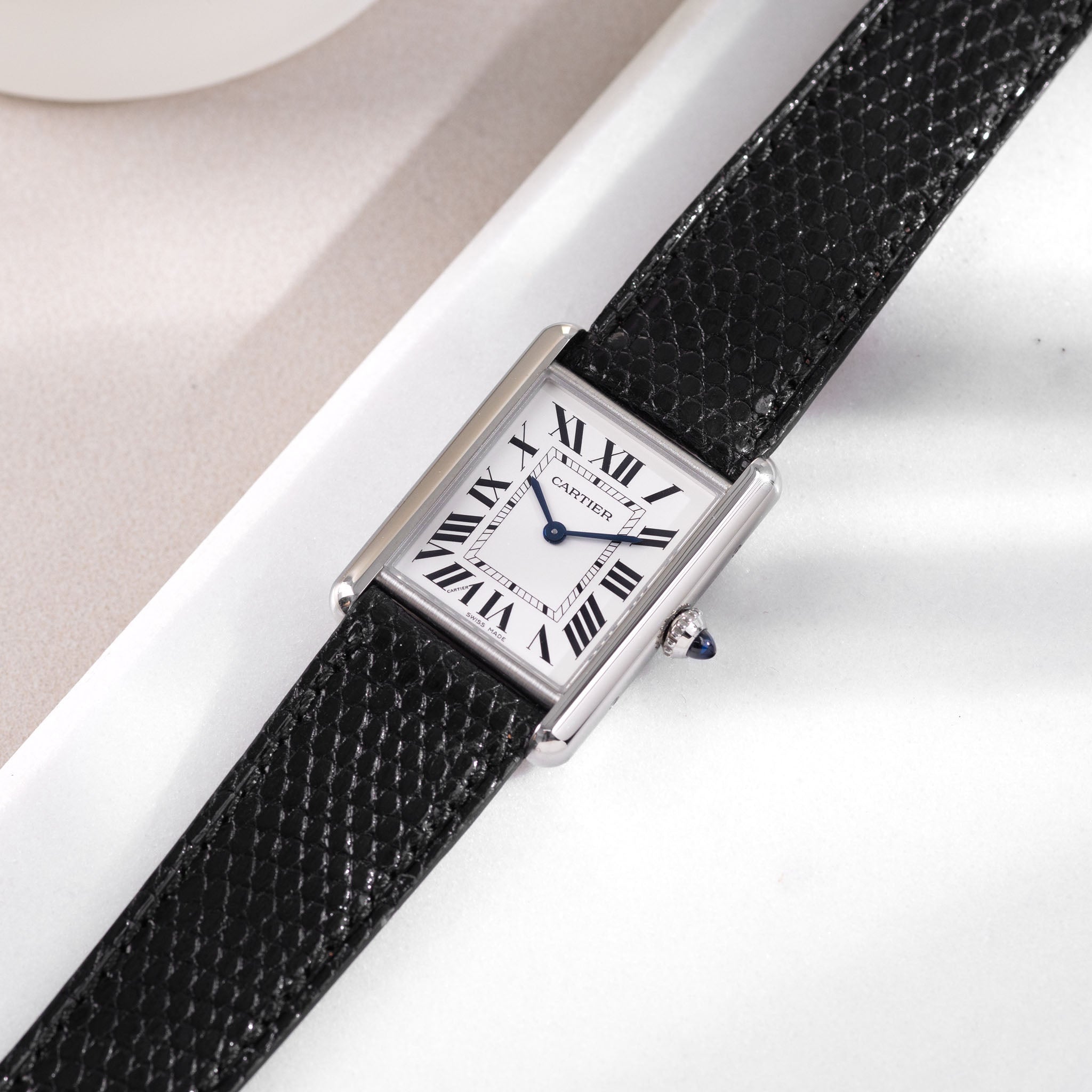 Cartier tank strap size sale