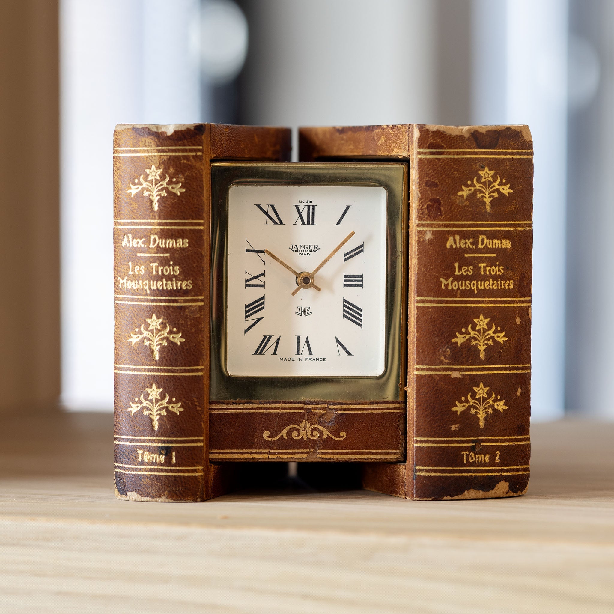 Jaeger LeCoultre “The three Musketeers books “ Desk clock