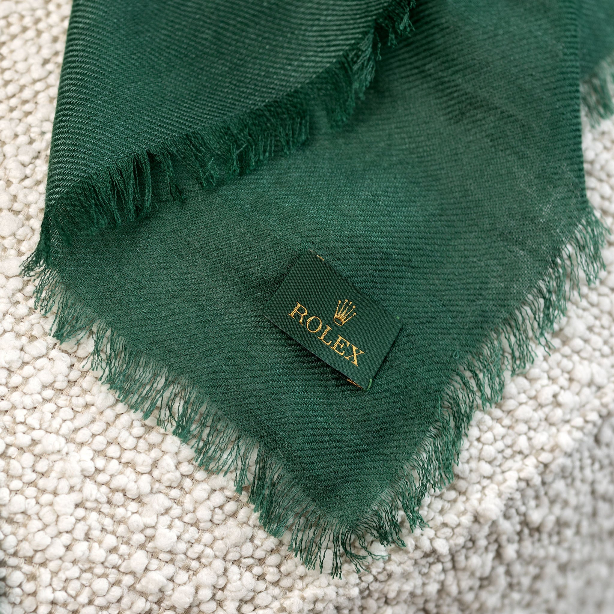 Rolex Gradient  Oversized Green Scarf