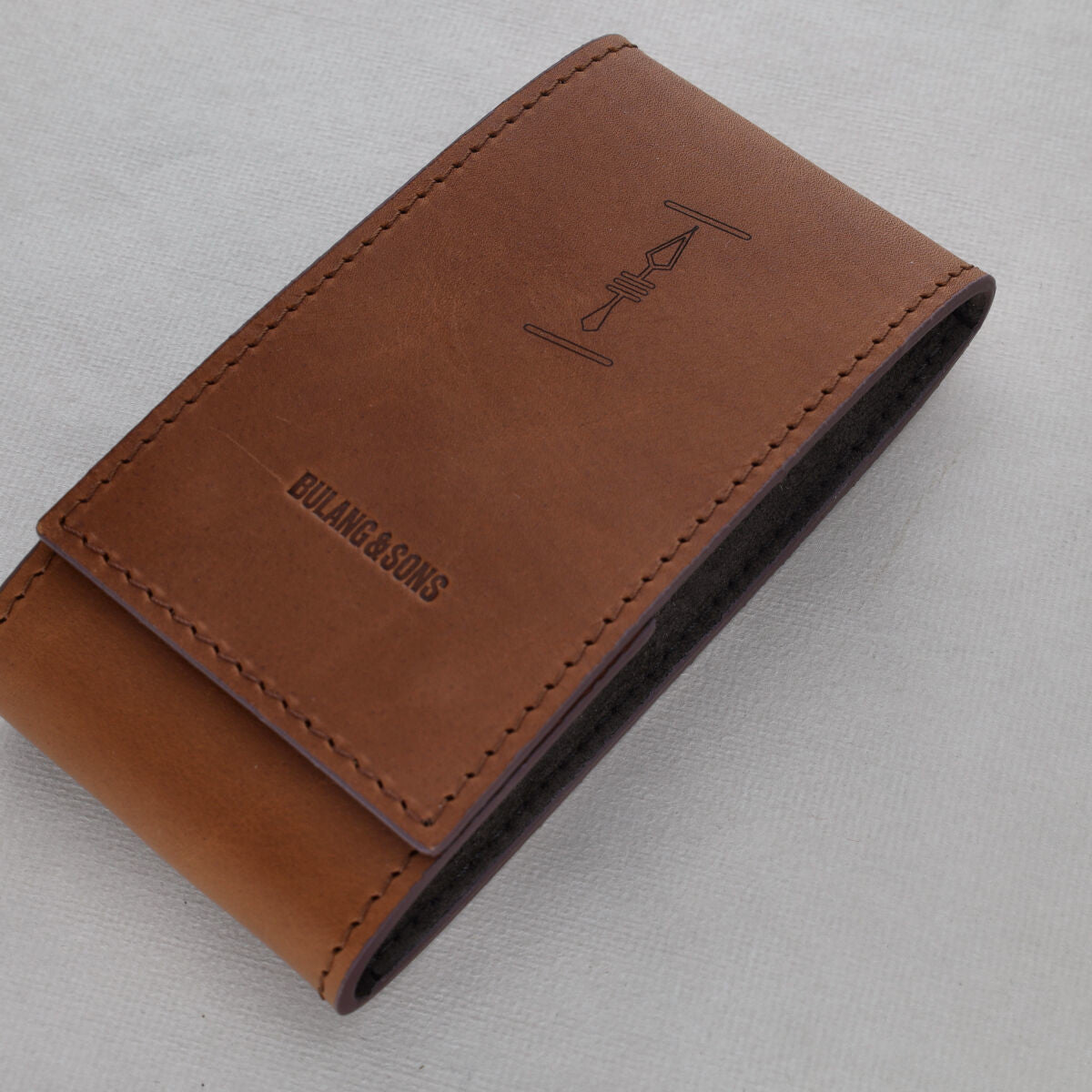 Sample Sale - Barenia Cognac Brown Leather Watch Pouch