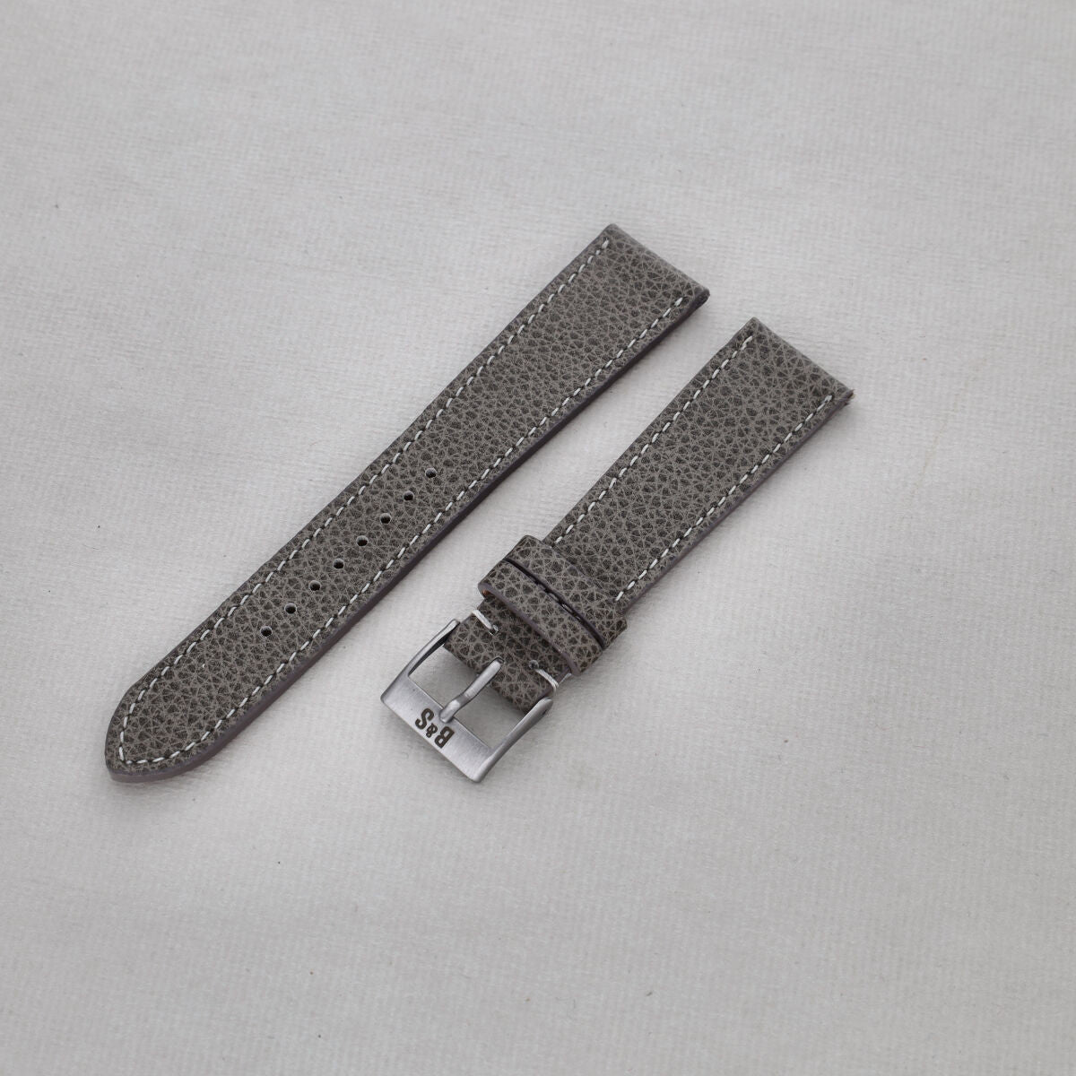 Sample Sale - Kansas Grey Leather Watch Strap - 20mm