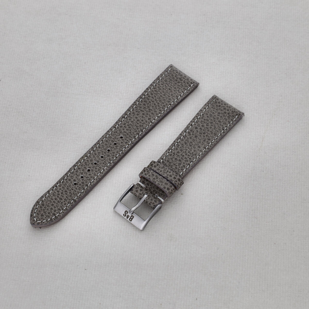 Sample Sale - Kansas Grey Leather Watch Strap - 20mm