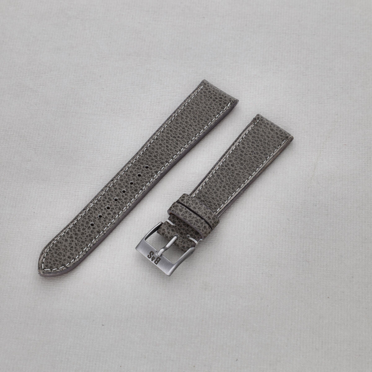 Sample Sale - Kansas Grey Leather Watch Strap - 20mm