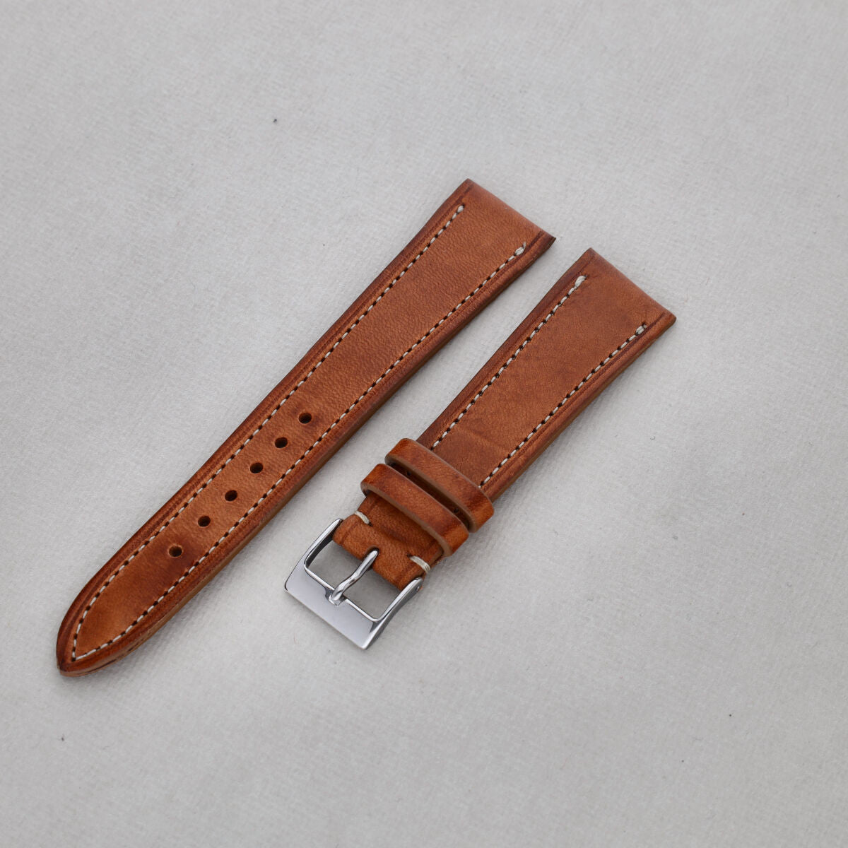 Sample Sale - Cognac Brown Leather Watch Strap - 20mm