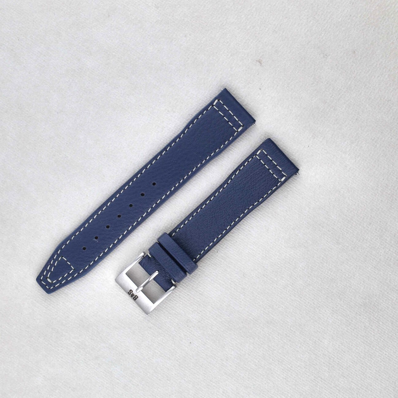 Sample Sale - VIPR Blue Aviator Leather Watch Strap - 20mm