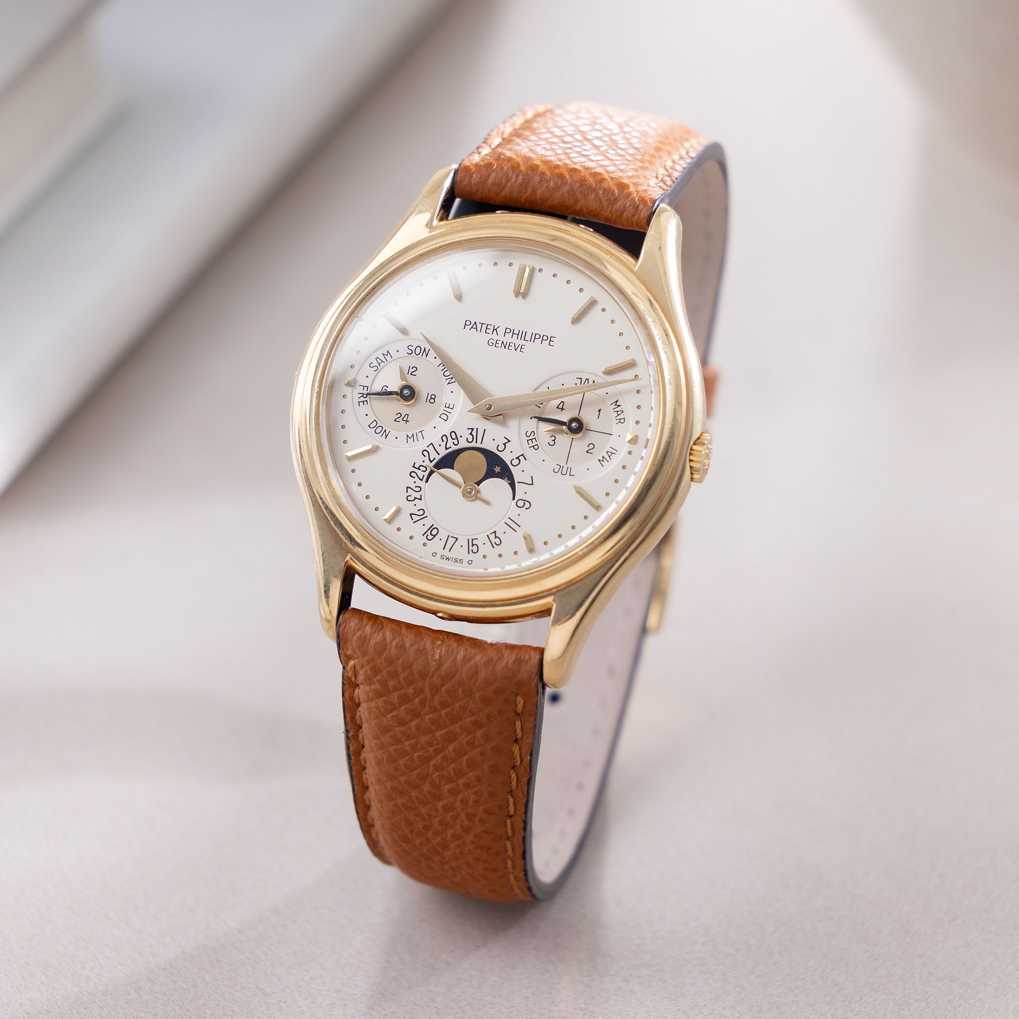 Patek Philippe Perpetual Calendar 3940J Second Series with Original Pa