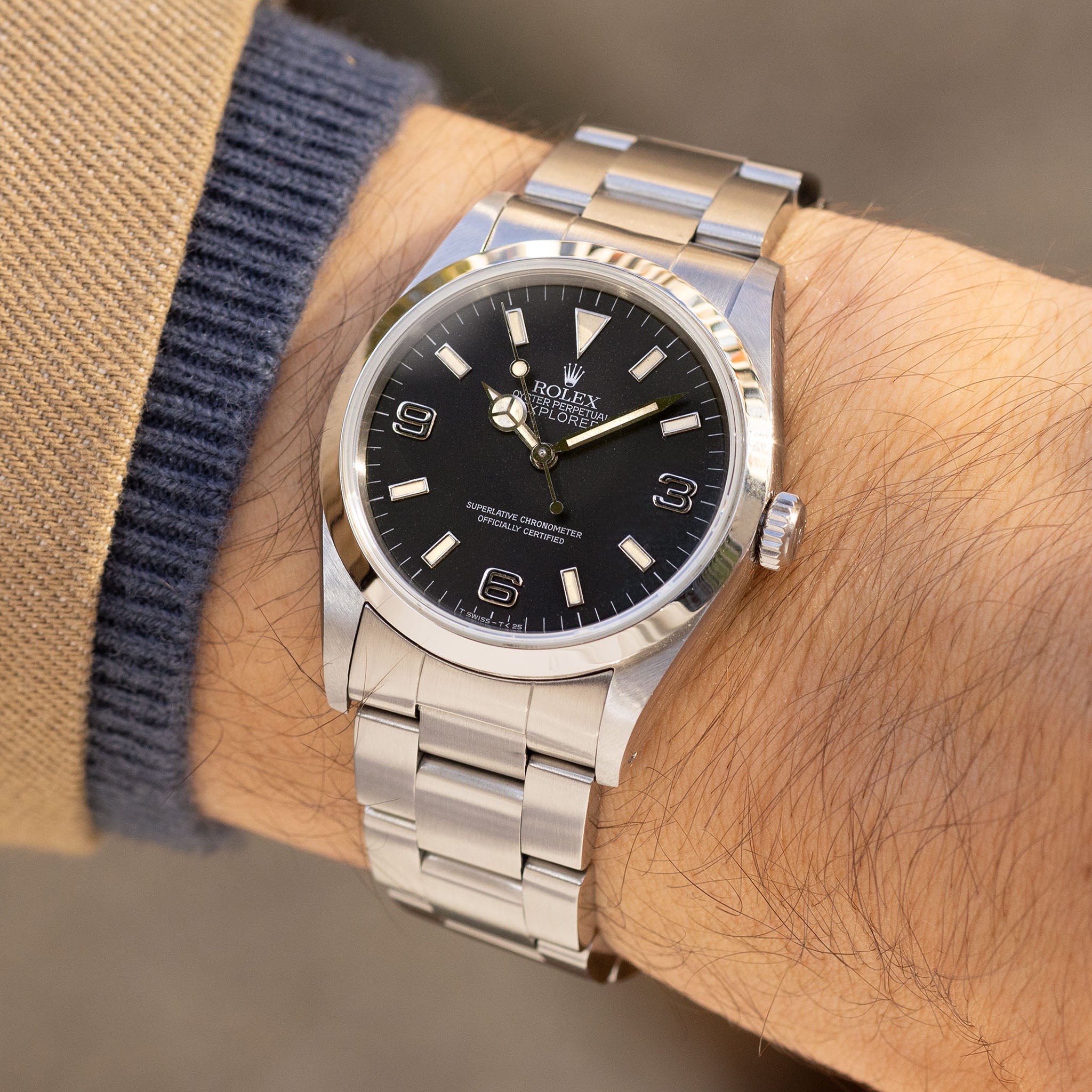 Rolex Explorer 14270 "Black out" silver print - incoming