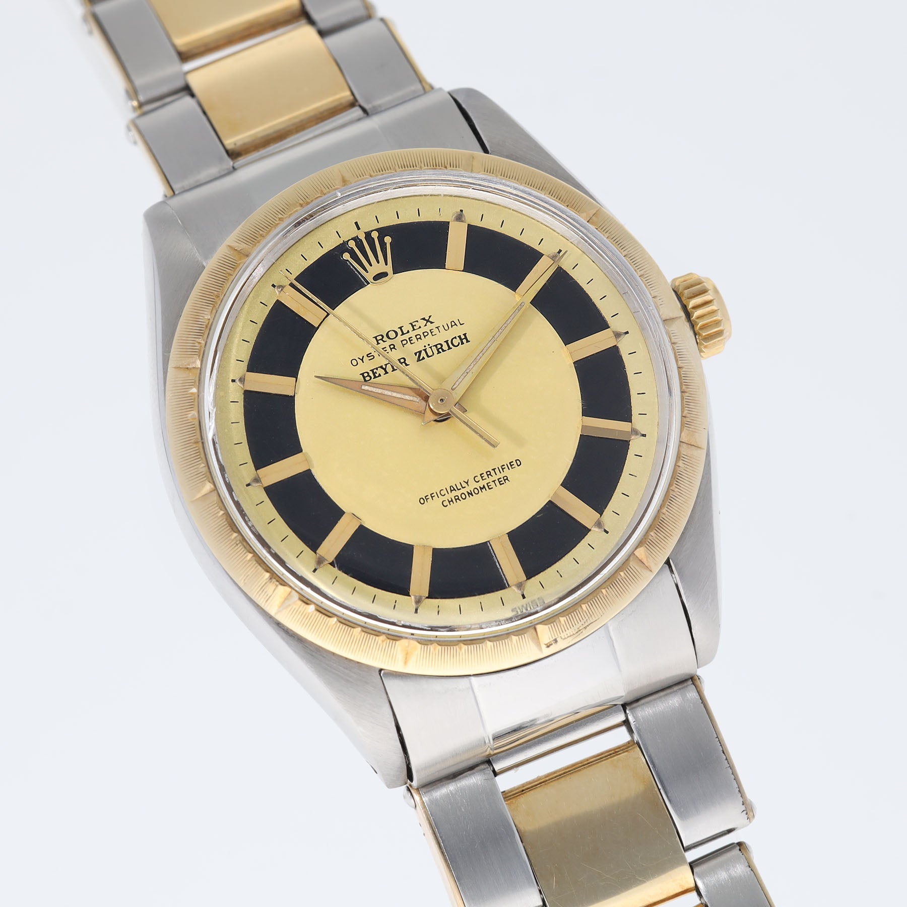 Rolex Oyster Perpetual Double Signed Beyer Zürich Ref. 6582