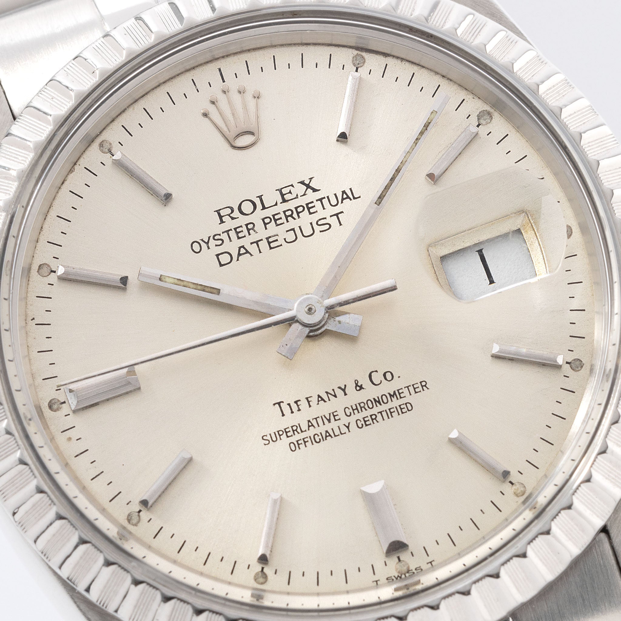 Rolex Datejust Tiffany & Co Dial ref 16030