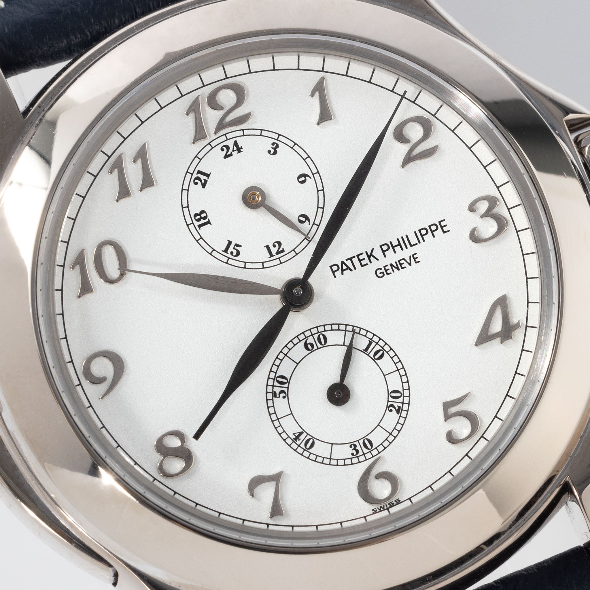 Patek Philippe Calatrava Travel Time 5134 White Gold Breguet Numerals