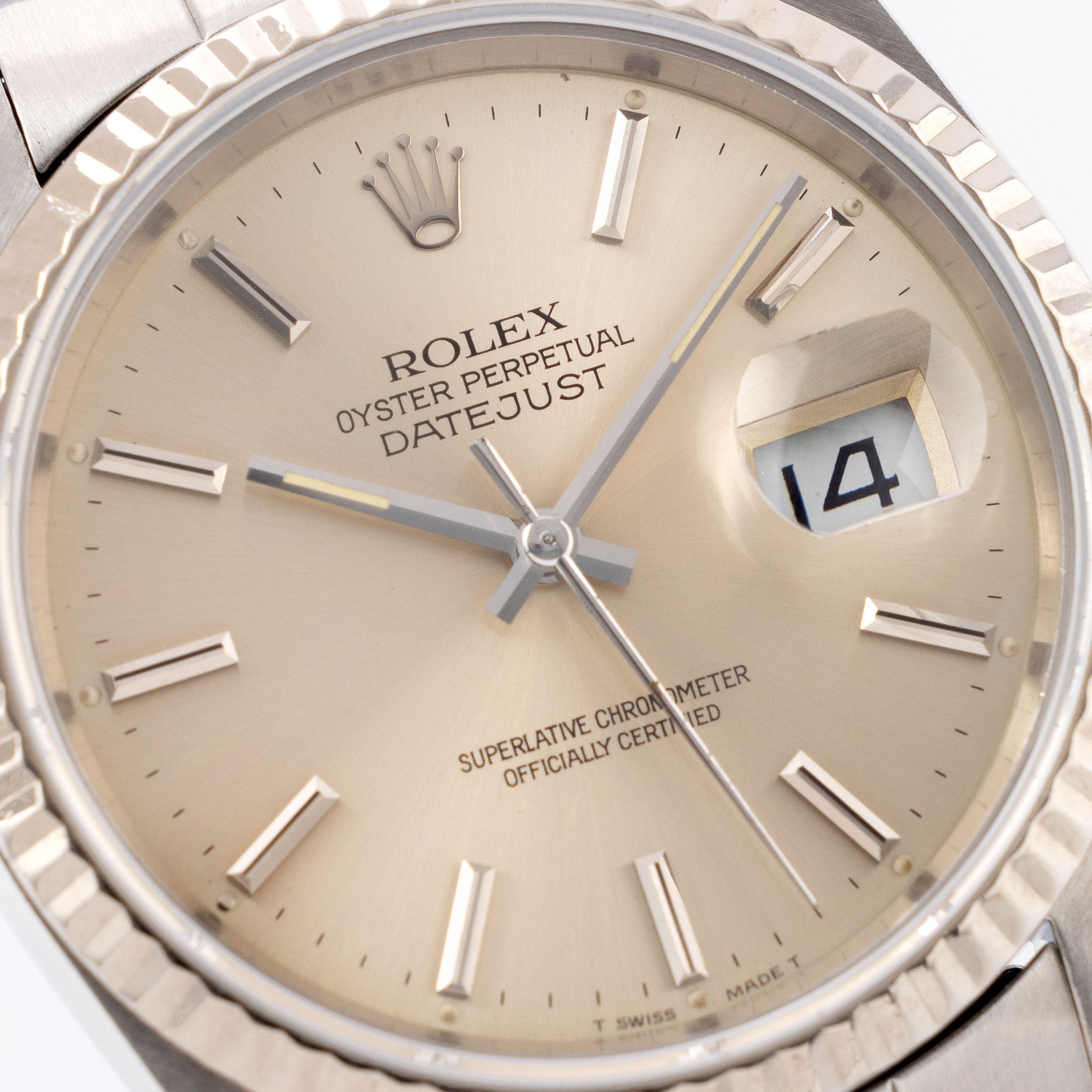 Rolex Datejust Silver Dial Ref 16234