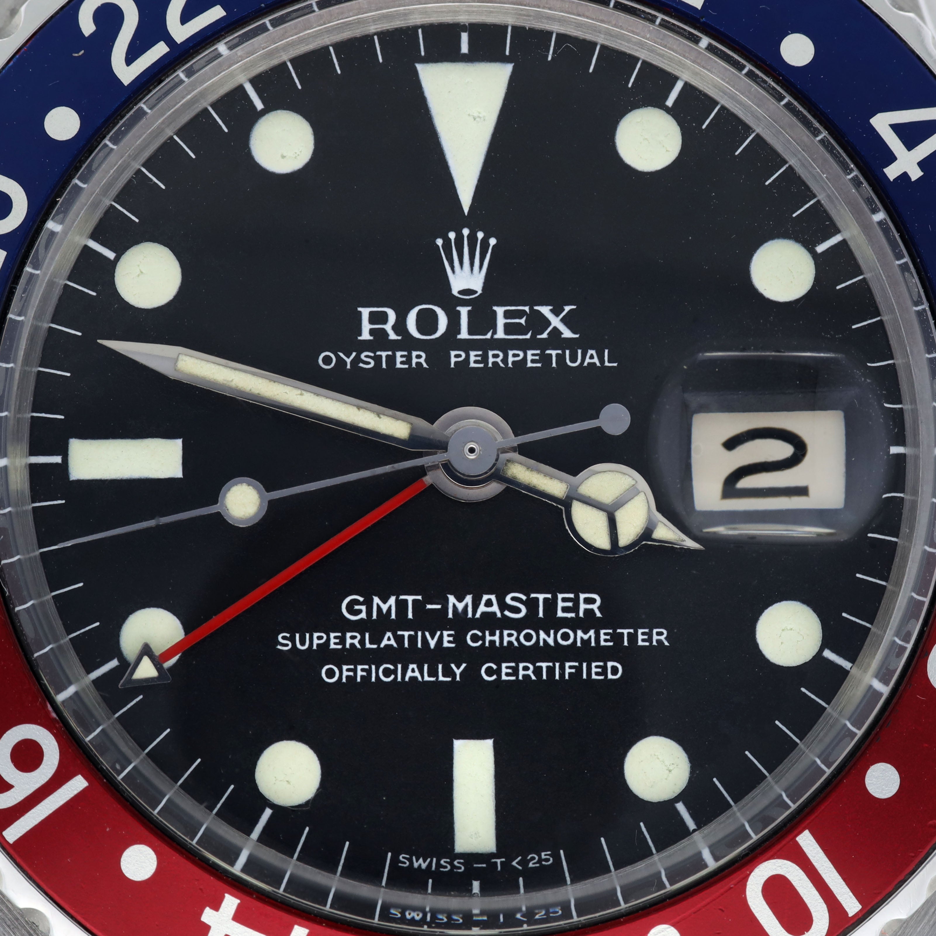 Rolex GMT-Master Mk0 Zinc-Sulfide Matte Dial