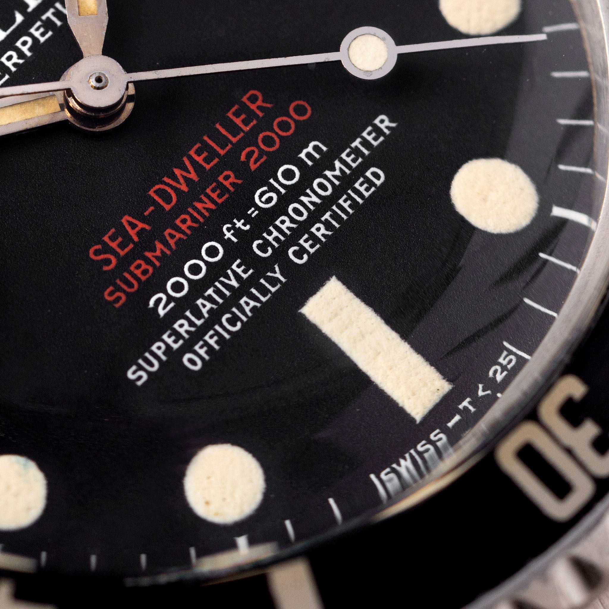 Rolex Seadweller 1665 Double Red Mk3 Dial