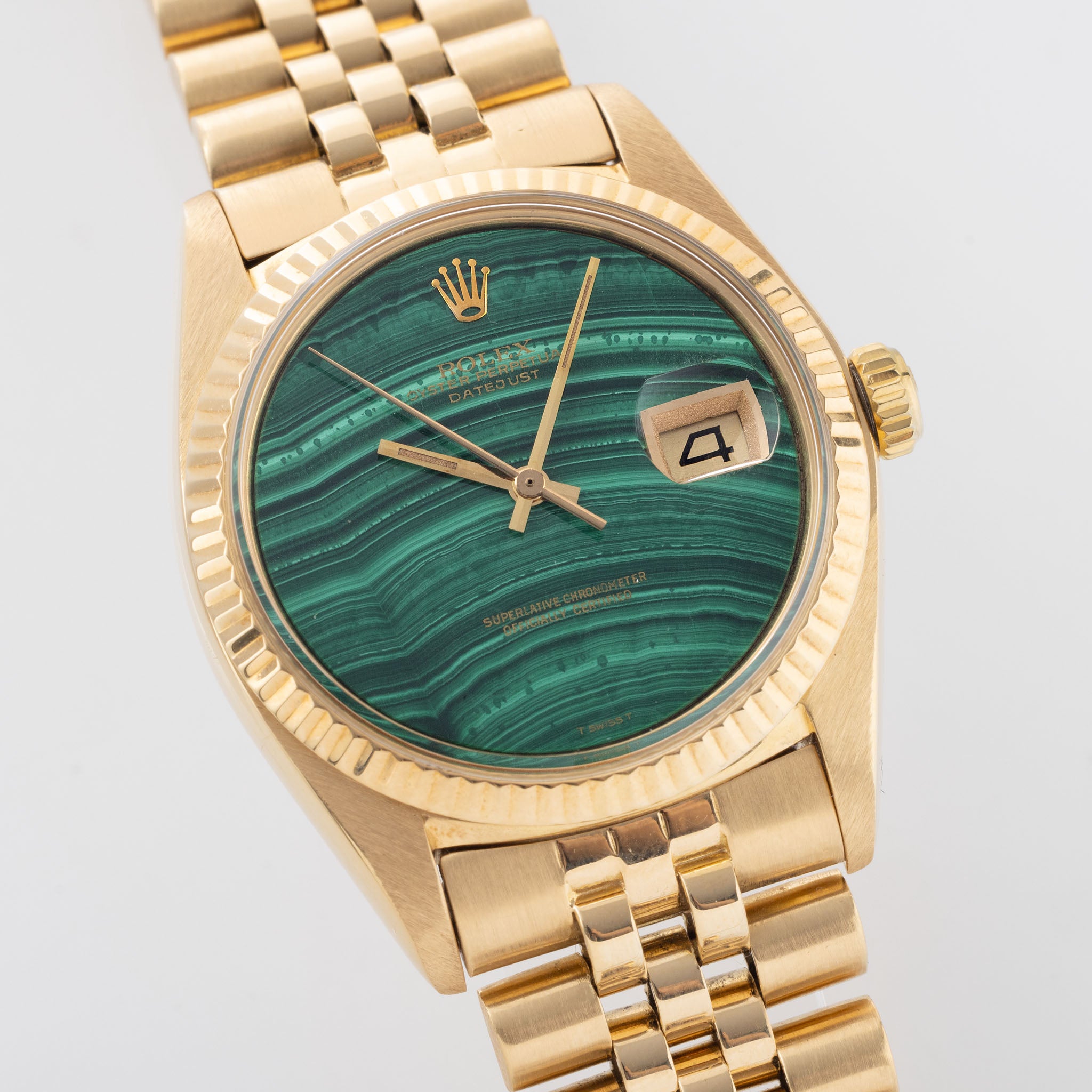 Rolex Datejust 1601 8 Malachite stone dial