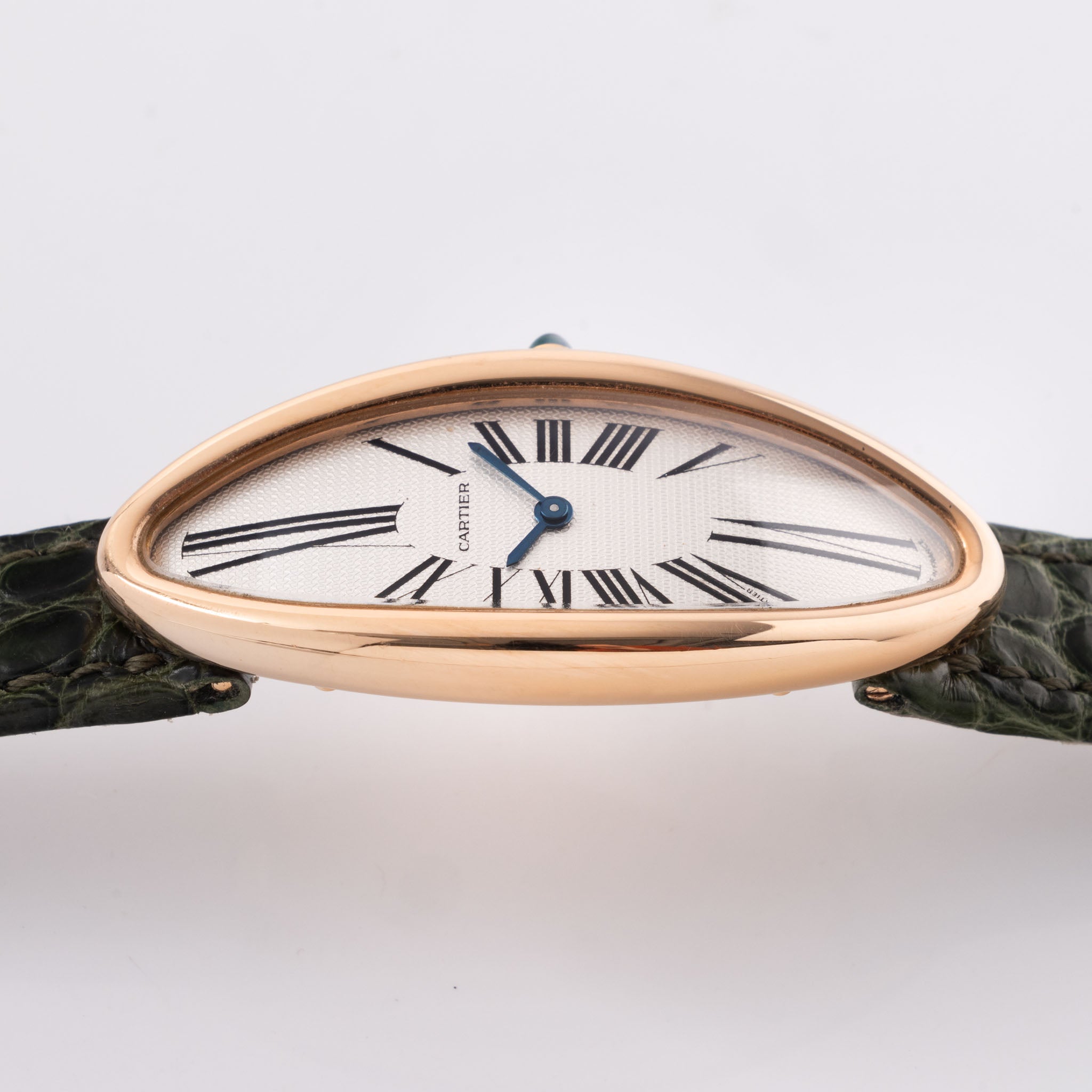 Cartier Baignoire Allong e in 18kt Pink Gold Box and Papers Ref 2606