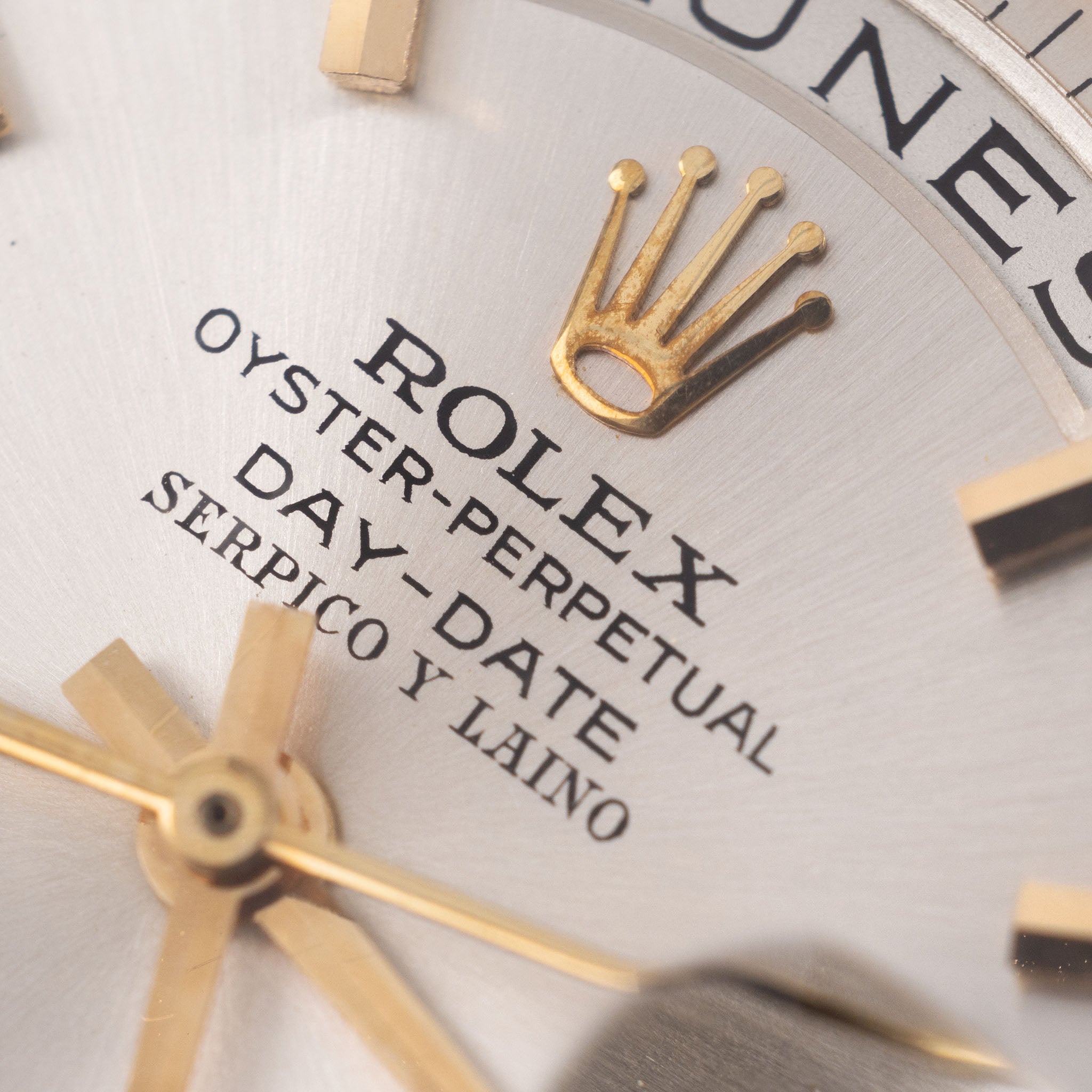 Rolex Day-Date 1803 double dash Serpico Y Laino Double Signed dial