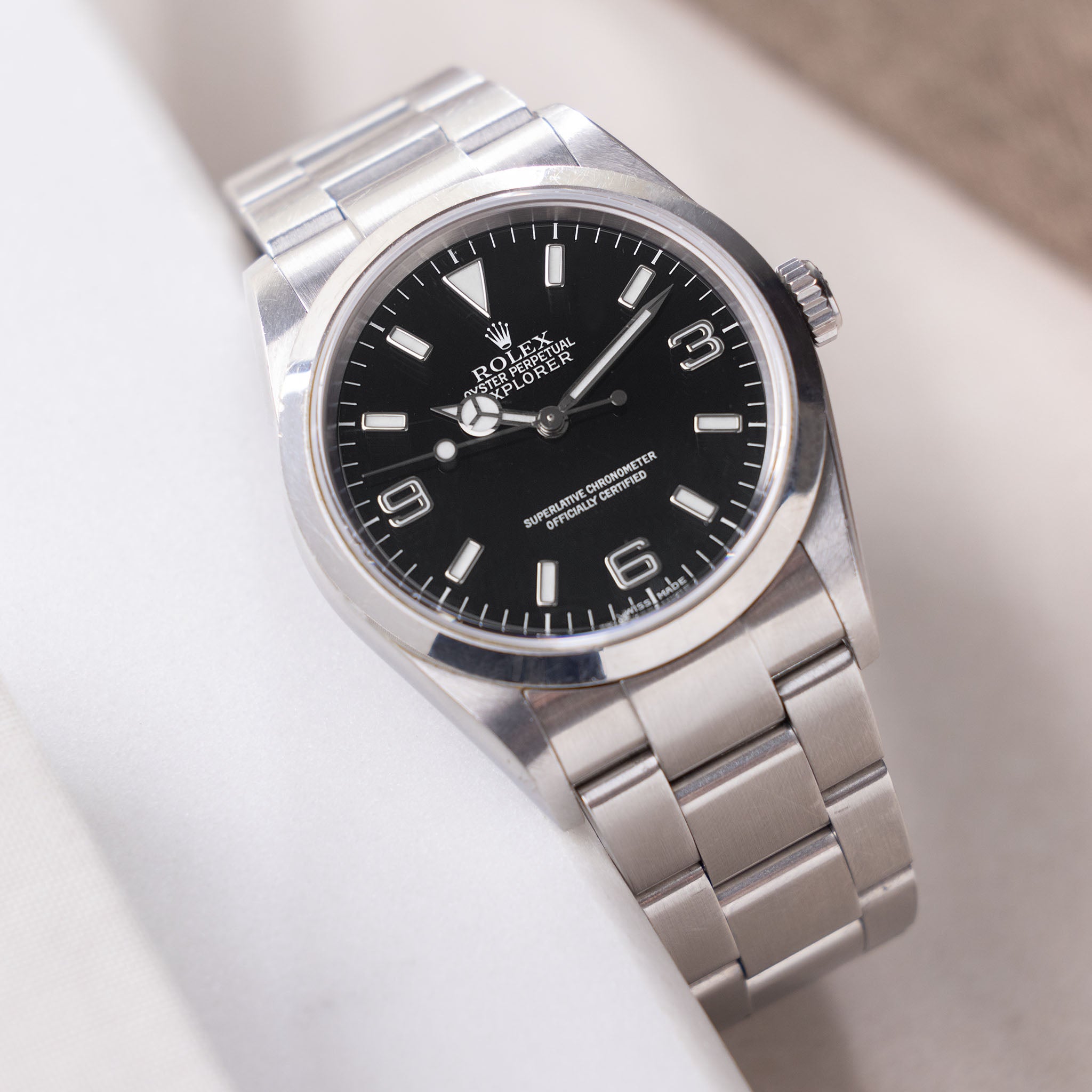Rolex Explorer 114270 with Box and Papers