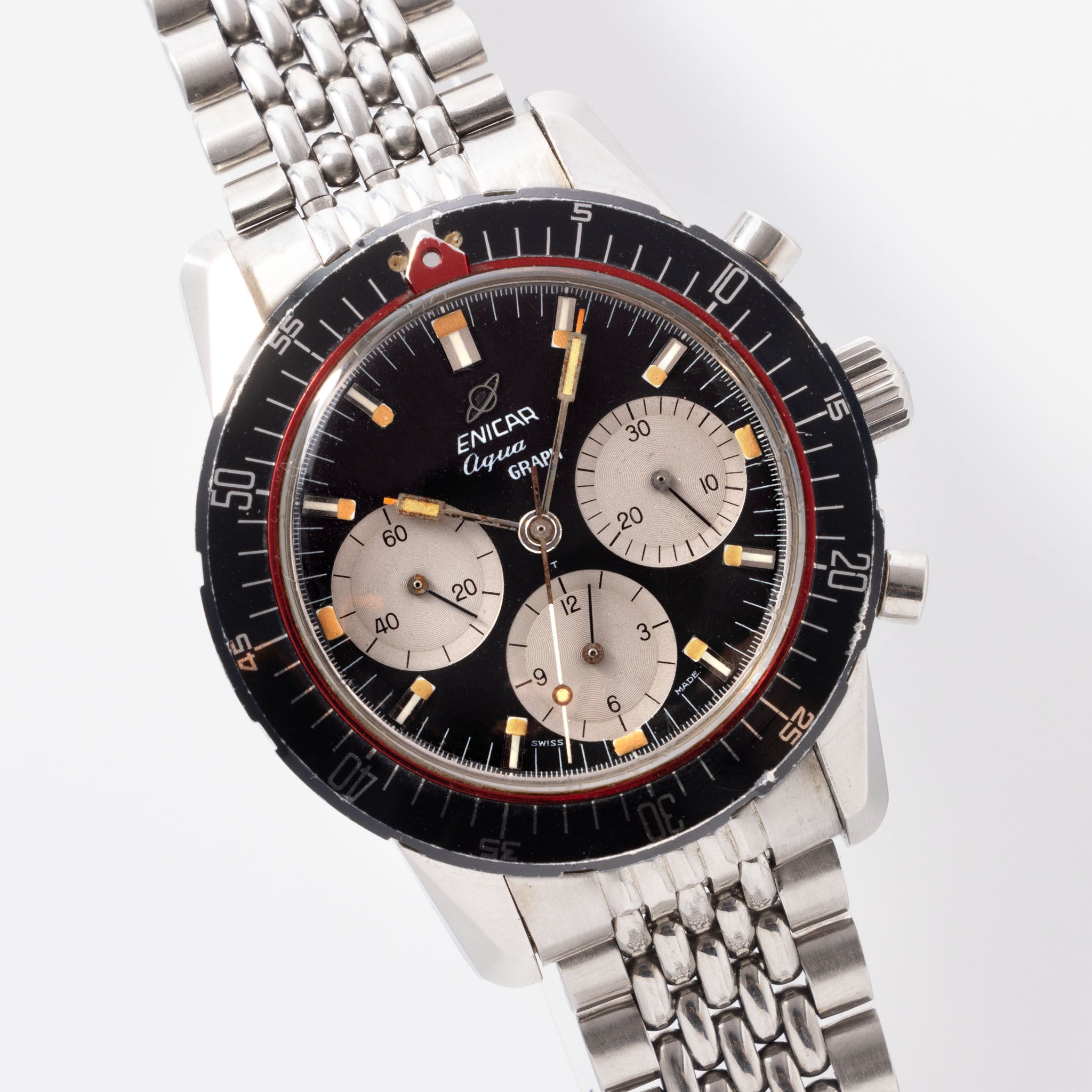 Enicar Aqua Graph Mk2 Chronograph Ref 072 02 02