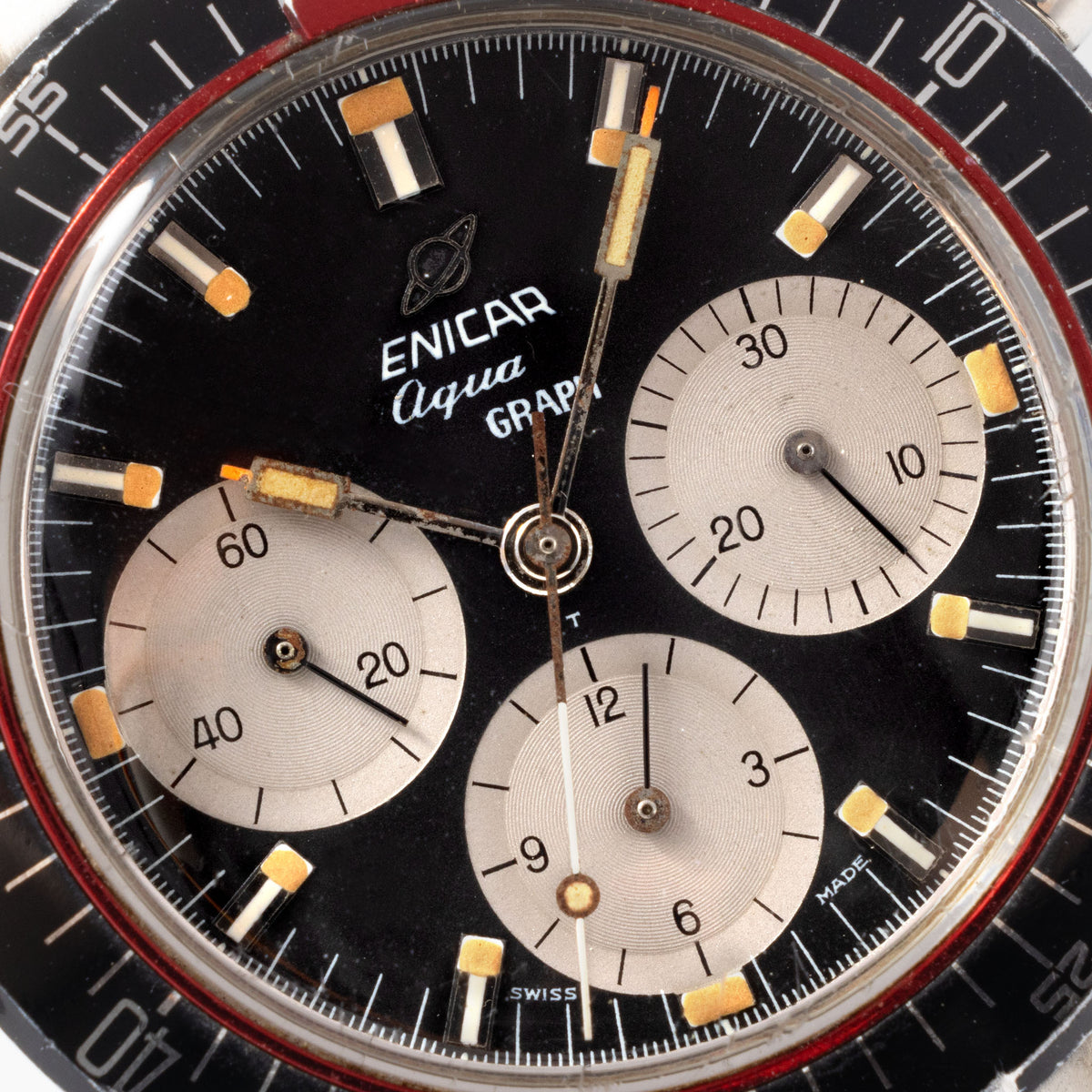 Vintage Enicar Aqua Graph Mk2 072-02-02, dealer photograph 2