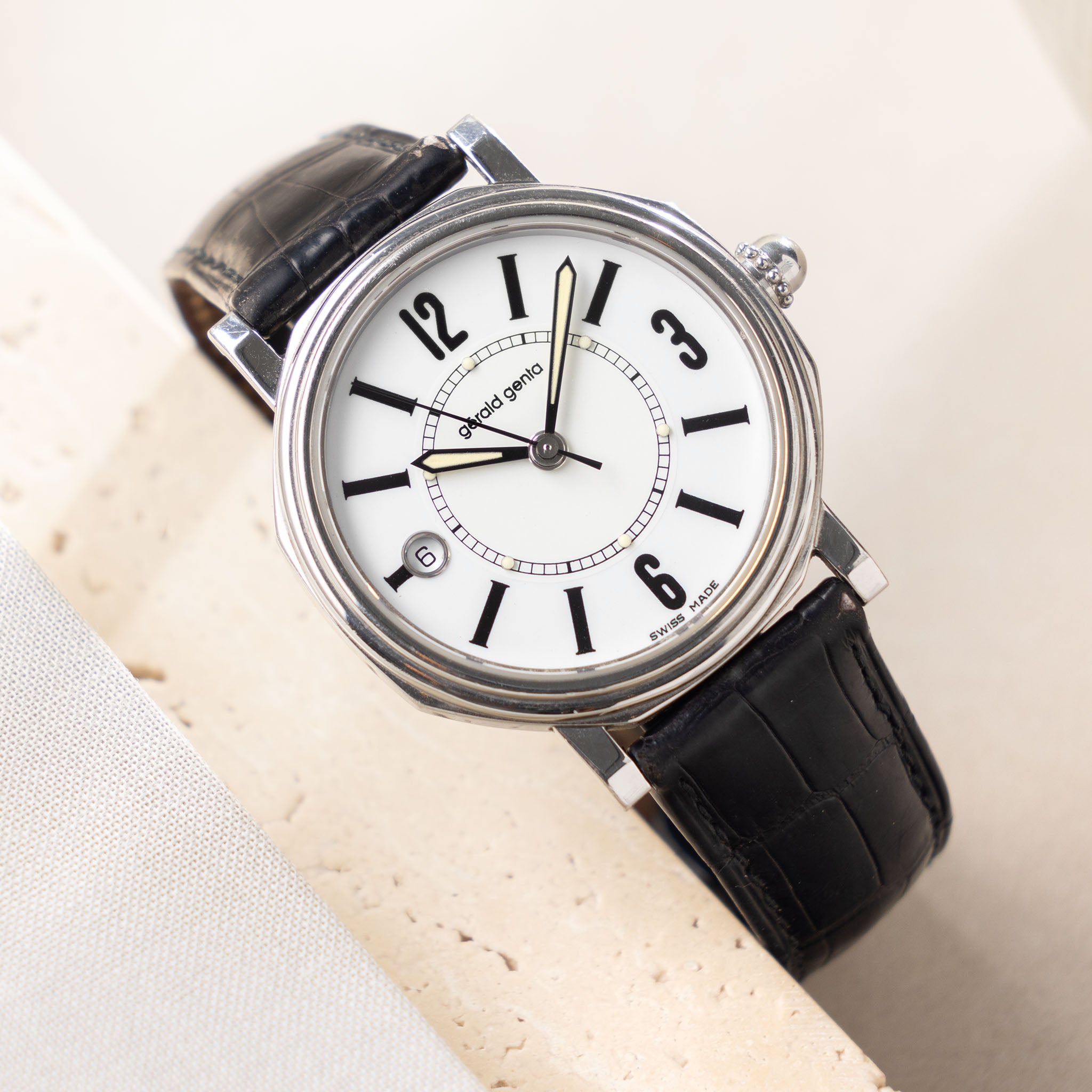 Gerald Genta Octo White Dial Ref G35587