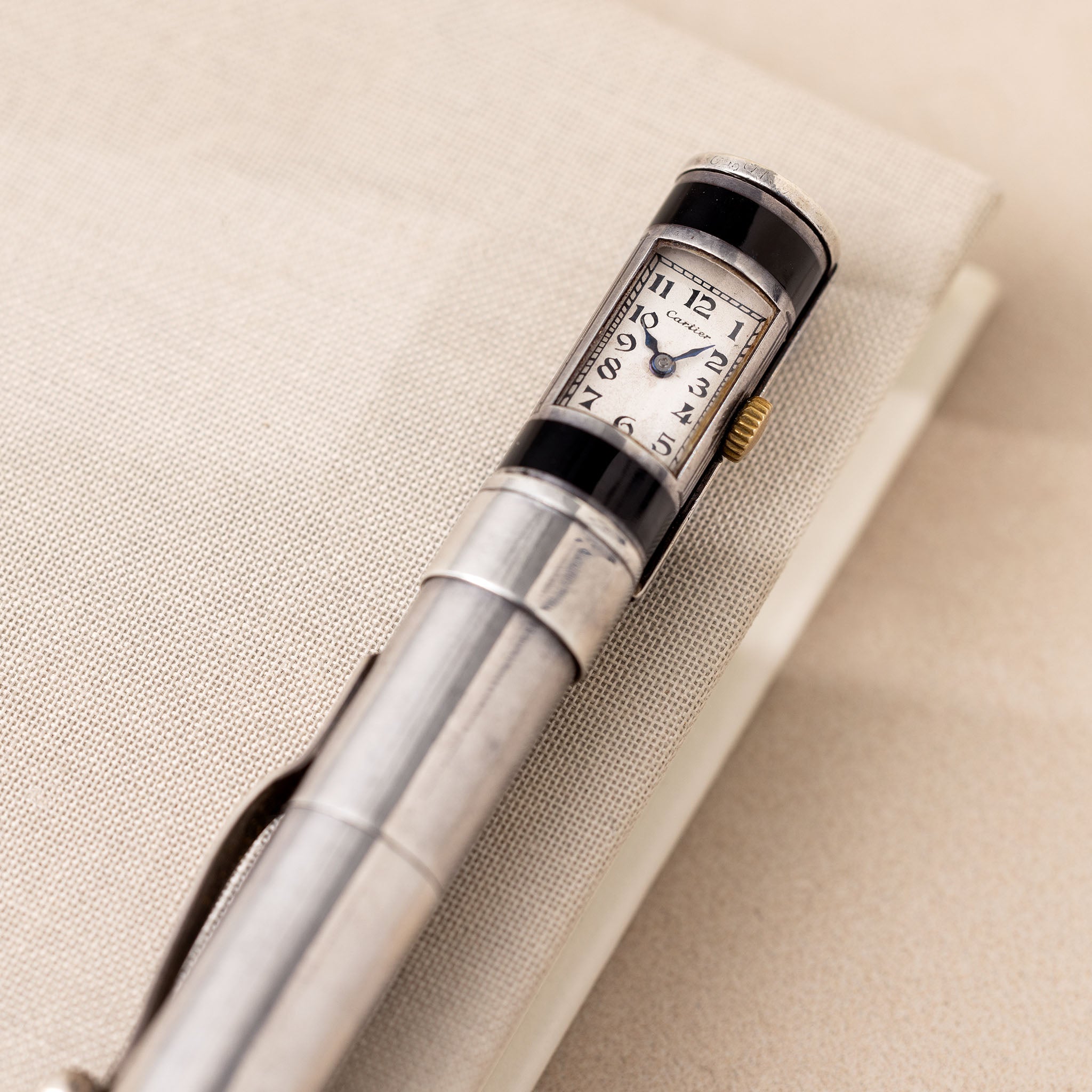 Cartier ペン Cartier Art Deco Pencil Watch with Concealed Lighter Sterling