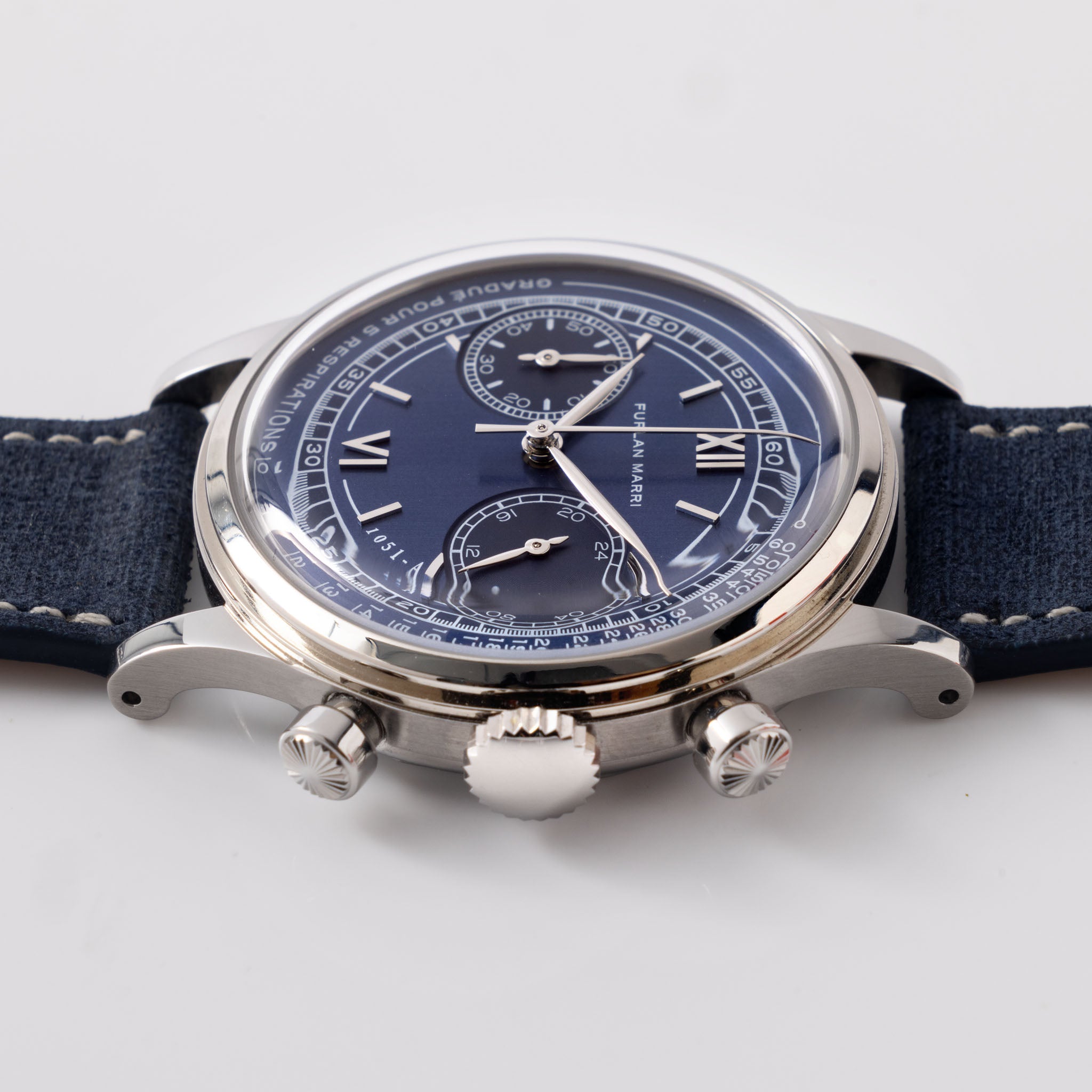 Furlan Marri Mare Blu "Tasti Tondi" Chronograph Ref 1051-A