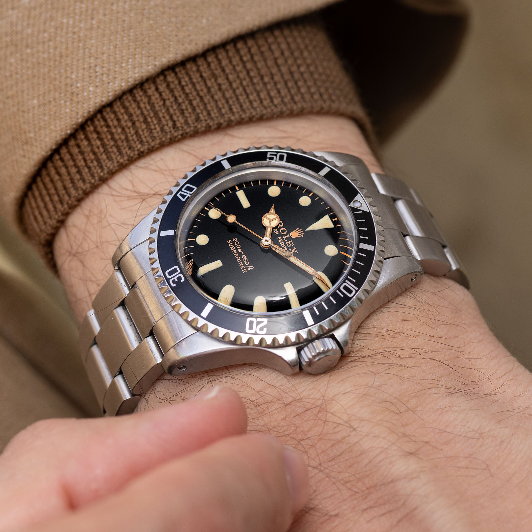 Rolex Submariner Gilt Dial Ref 5513