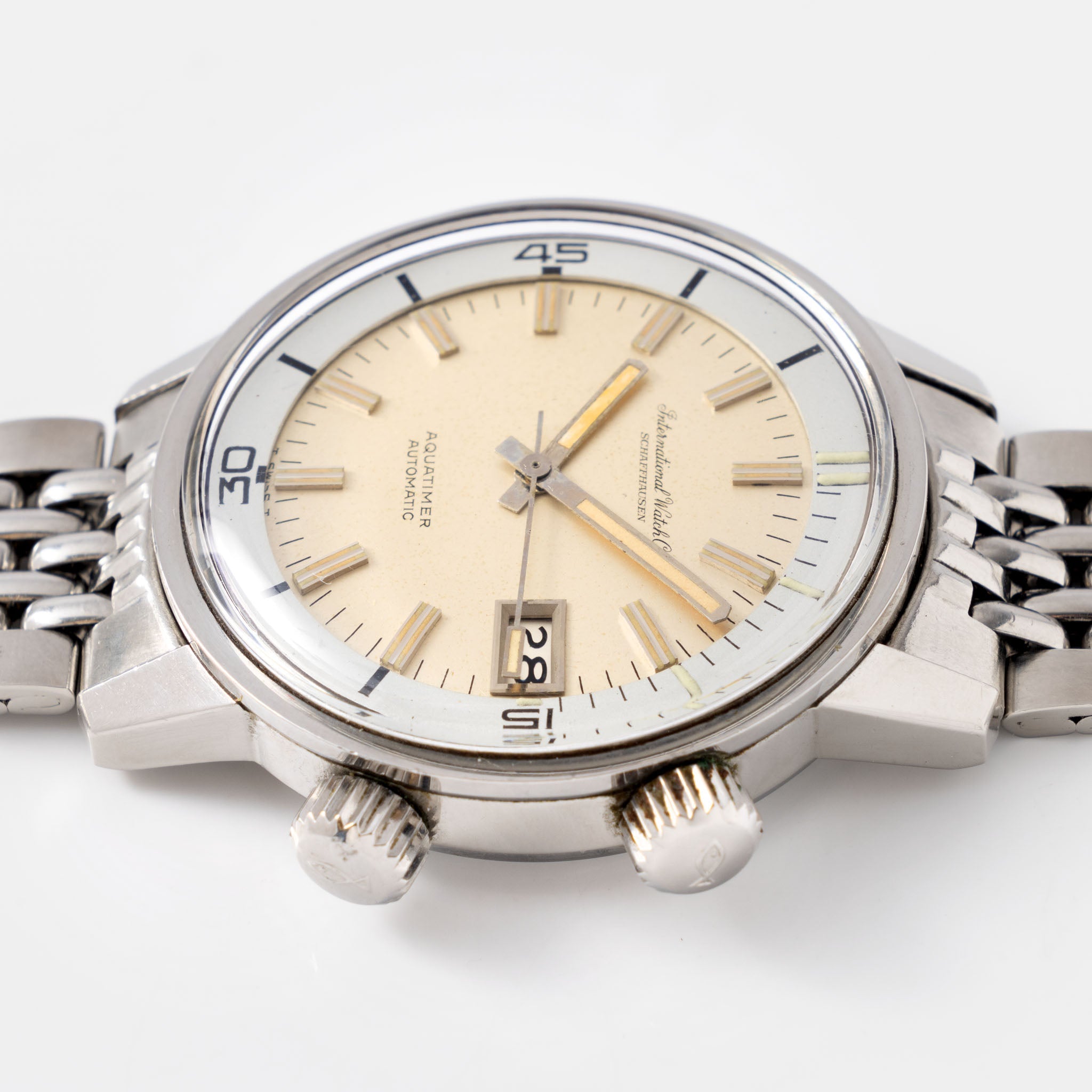 IWC Aquatimer ref 812 rare white cream dial