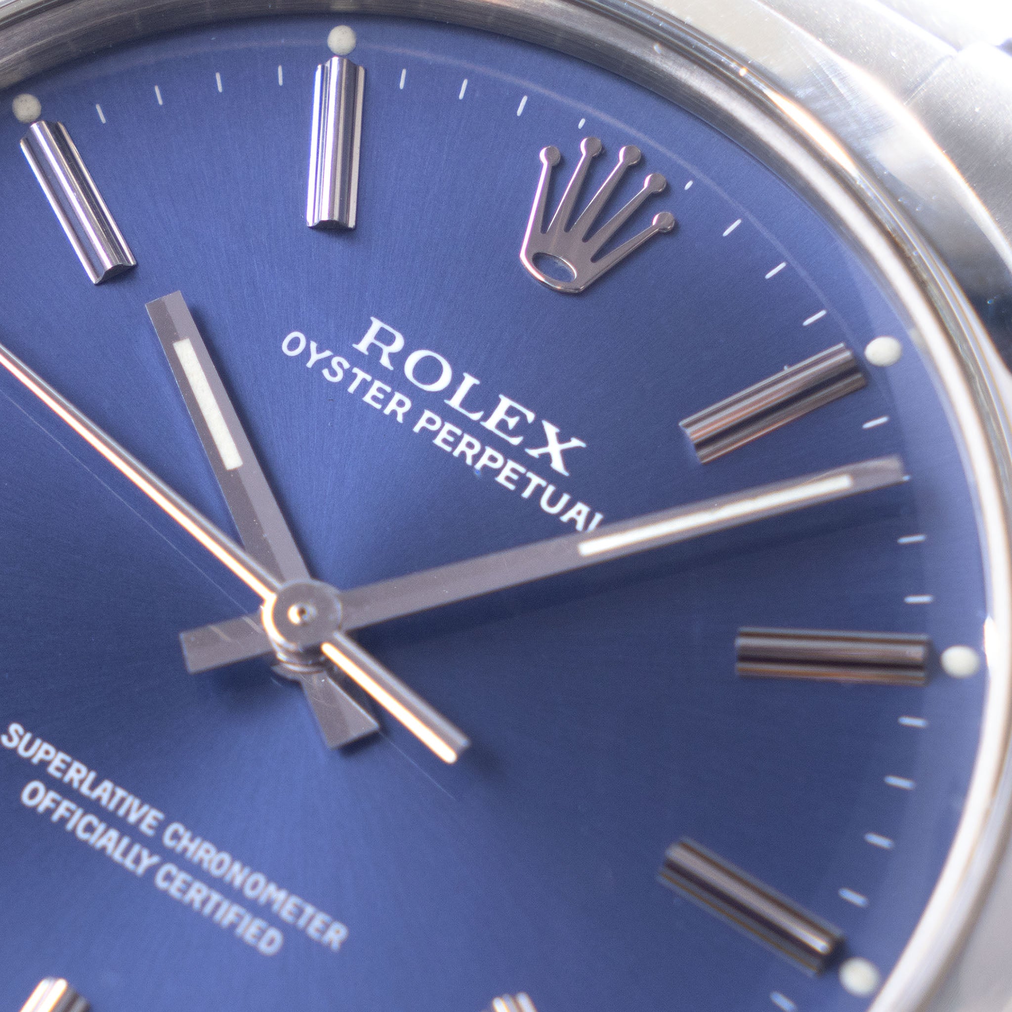 Rolex Oyster Perpetual blue dial ref 1002