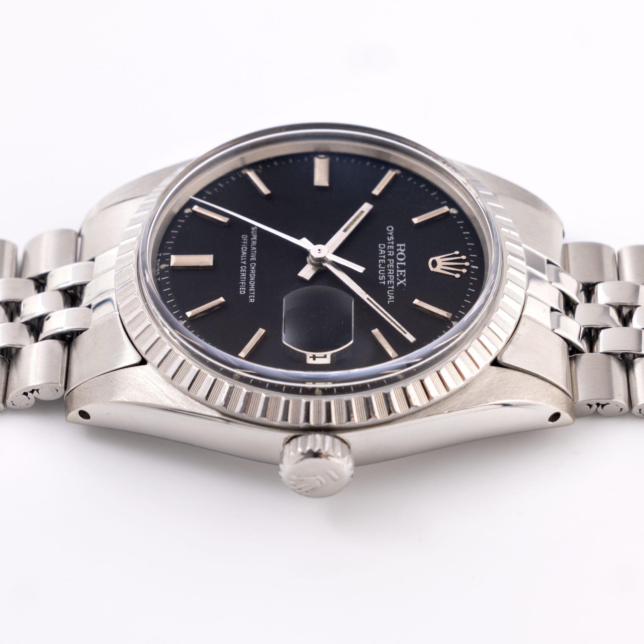 Rolex Datejust Matte Black Dial Ref. 1603